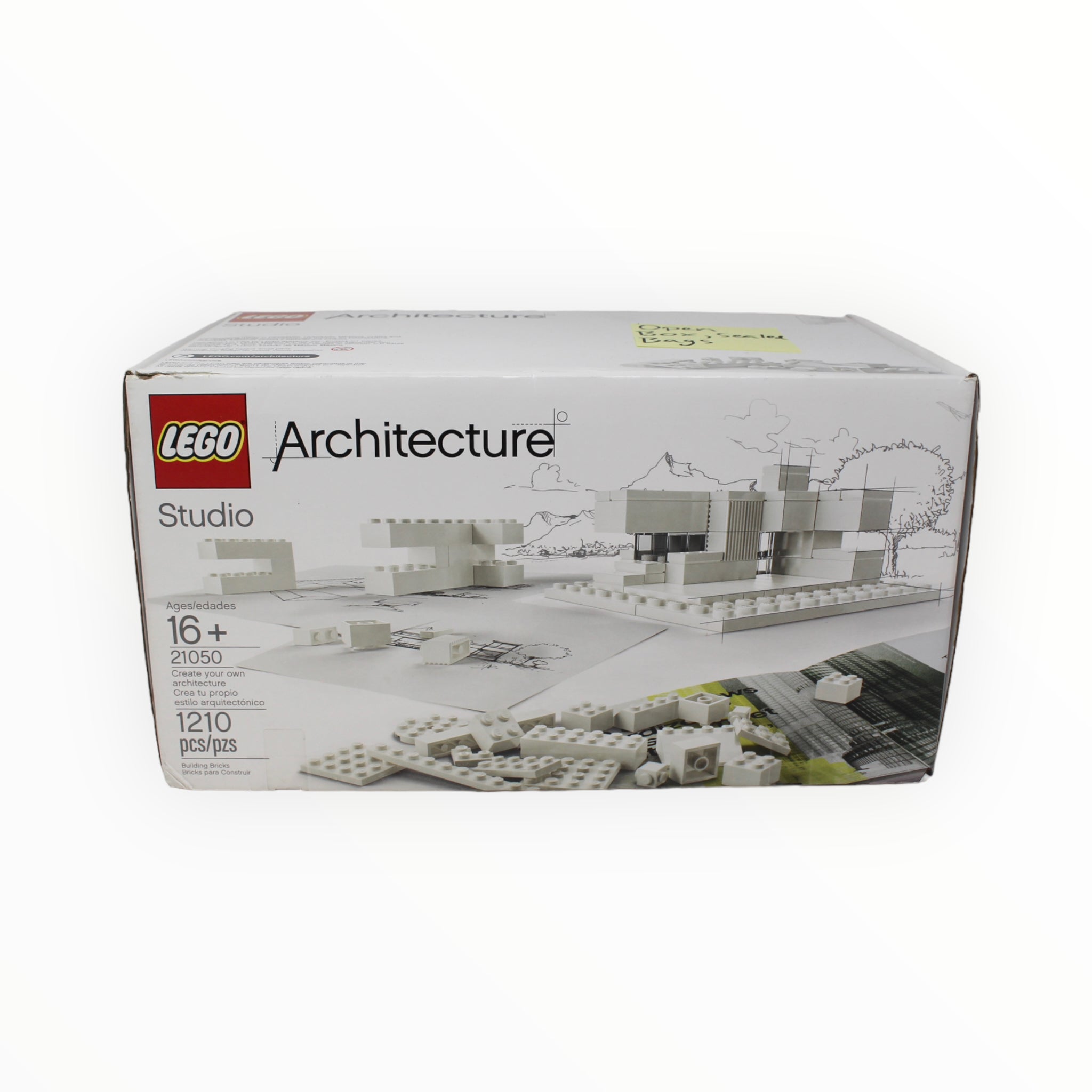 Certified Used Set 21050 Architecture Studio Create your own architecture (open box, sealed bags)