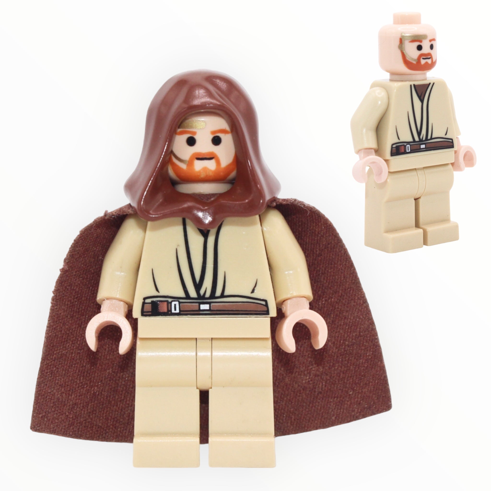 Obi-Wan Kenobi (reddish brown hood and cape, headset, 2009)