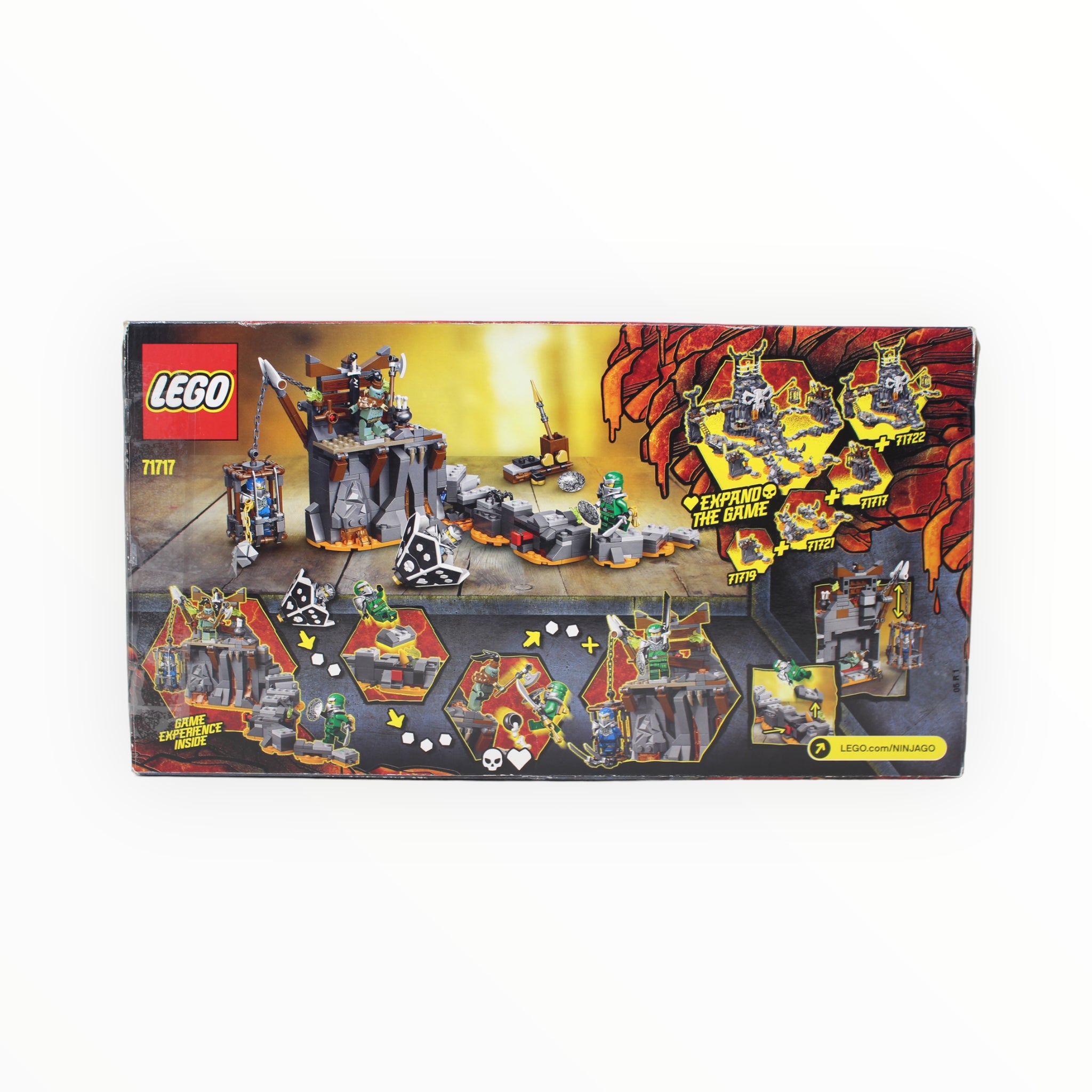 Certified Used Set 71717 Ninjago Journey to the Skull Dungeons (some bags still sealed)