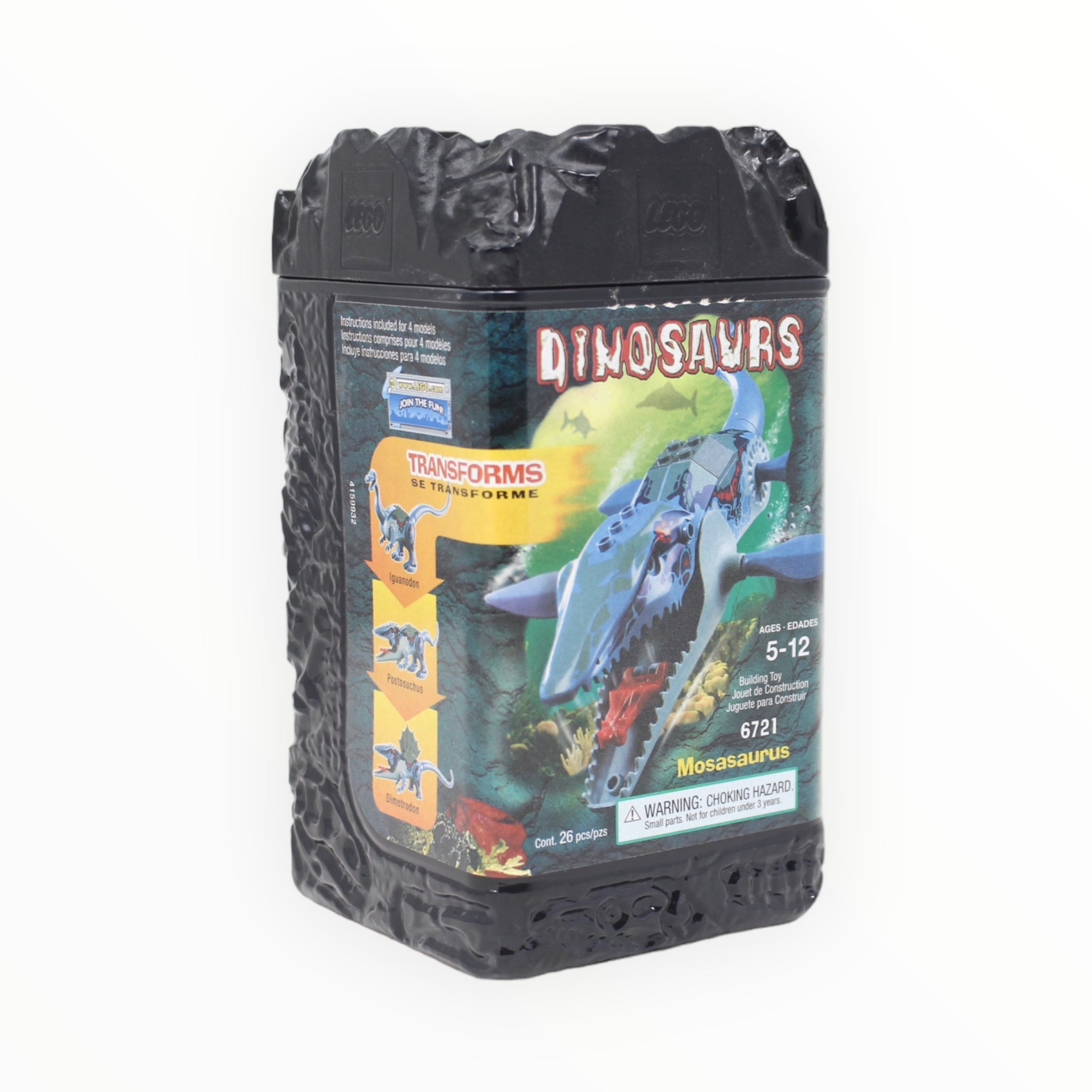 Certified Used Set 6721 Dinosaurs Mososaurus