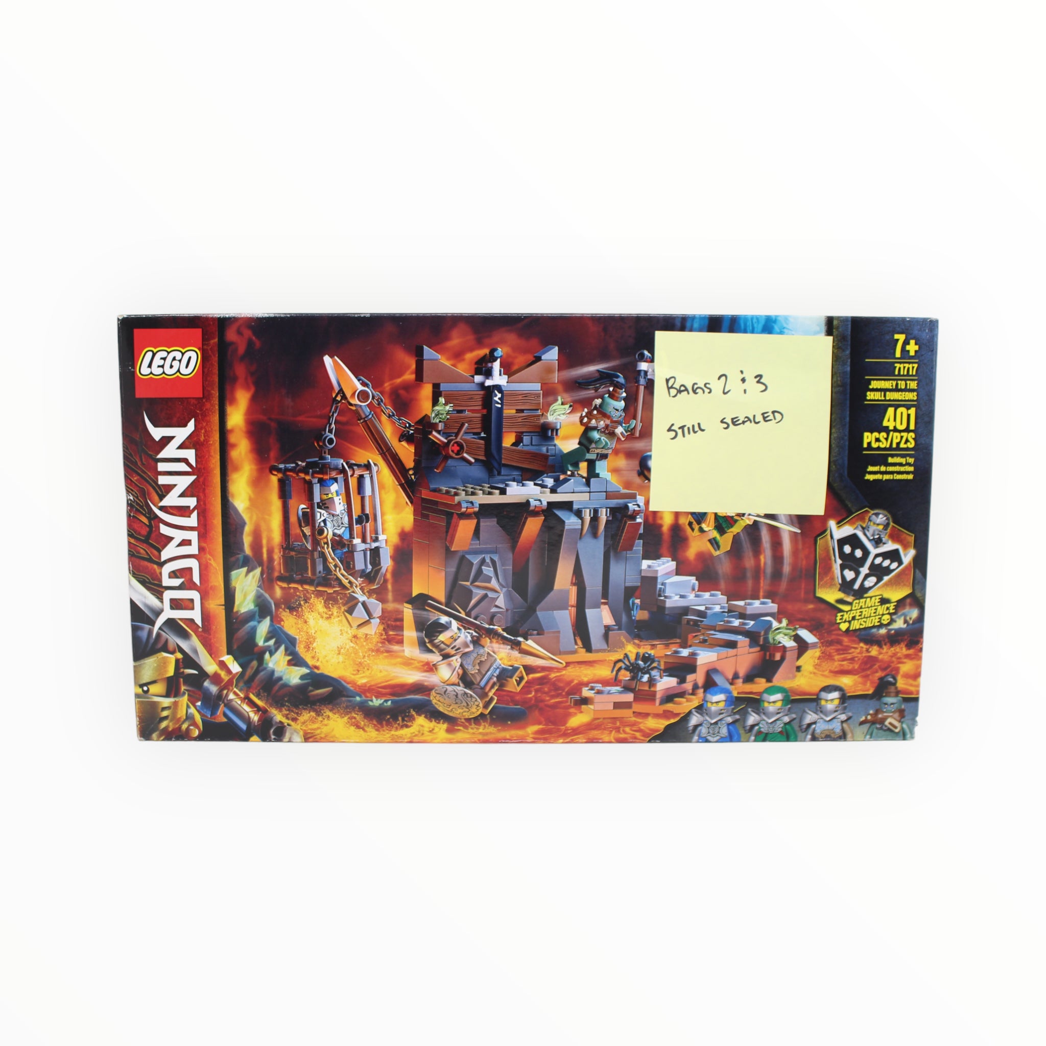 Certified Used Set 71717 Ninjago Journey to the Skull Dungeons (some bags still sealed)