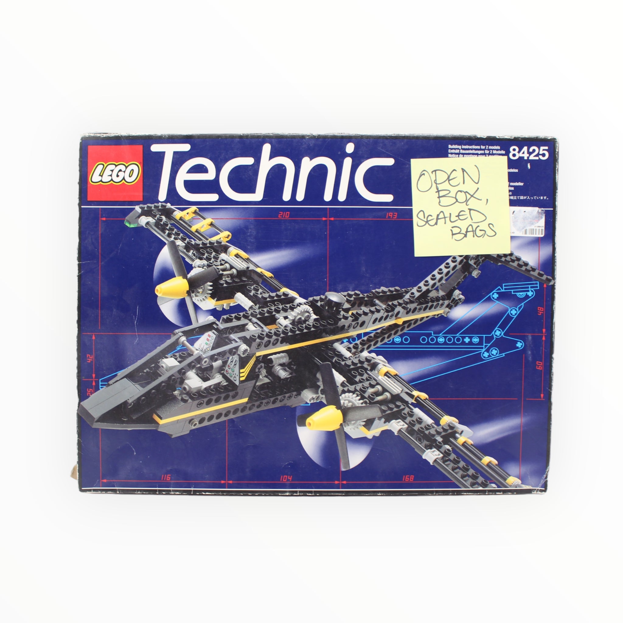 Certified Used Set 8425 Technic Black Hawk (open box, sealed bags)