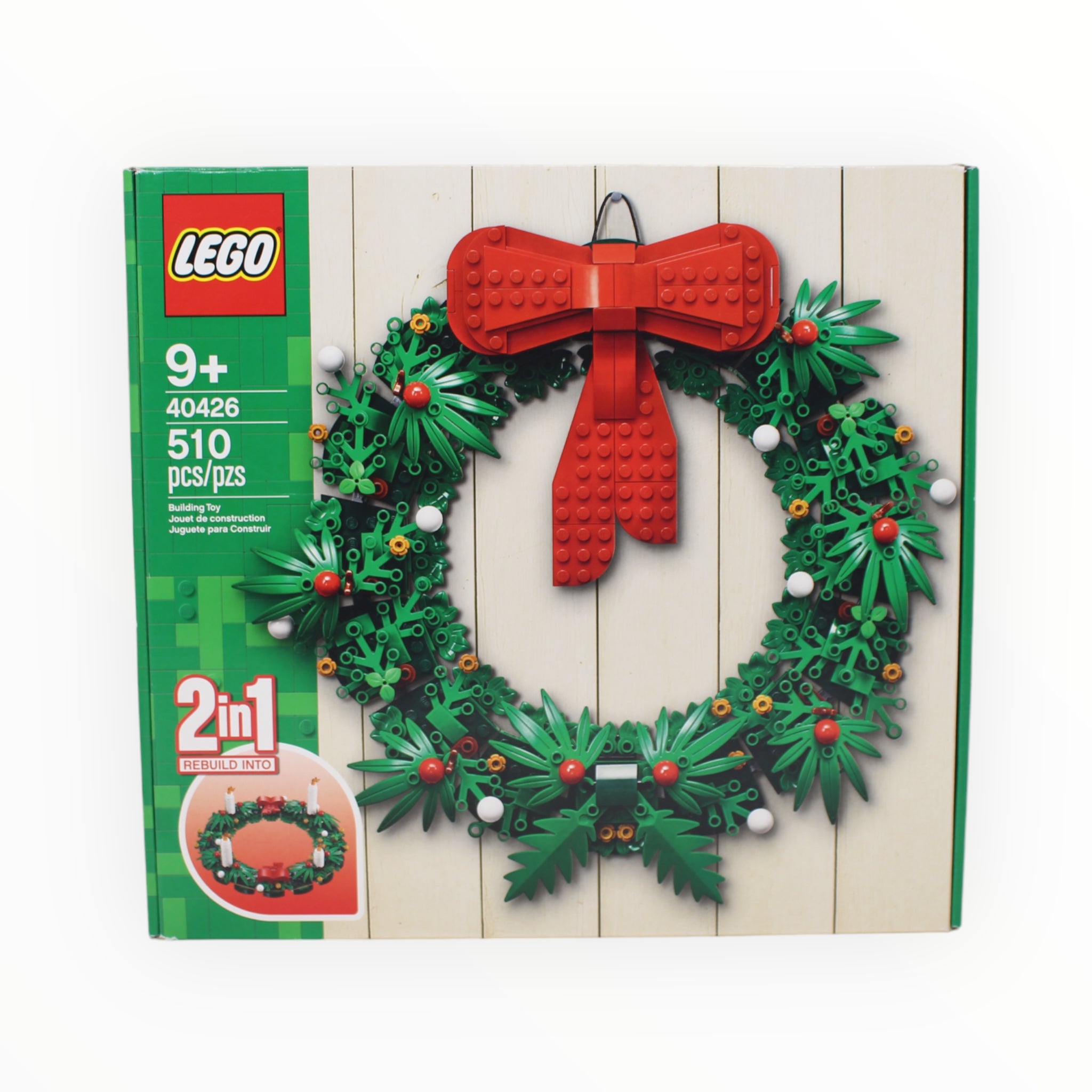 Certified Used Set 40426 LEGO Christmas Wreath 2-in-1