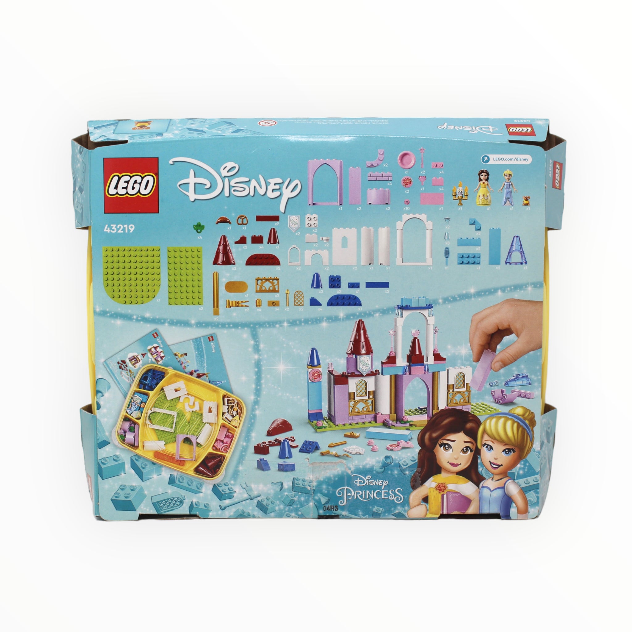 Certified Used Set 43219 Disney Princess Creative Castles (open box, sealed bags)