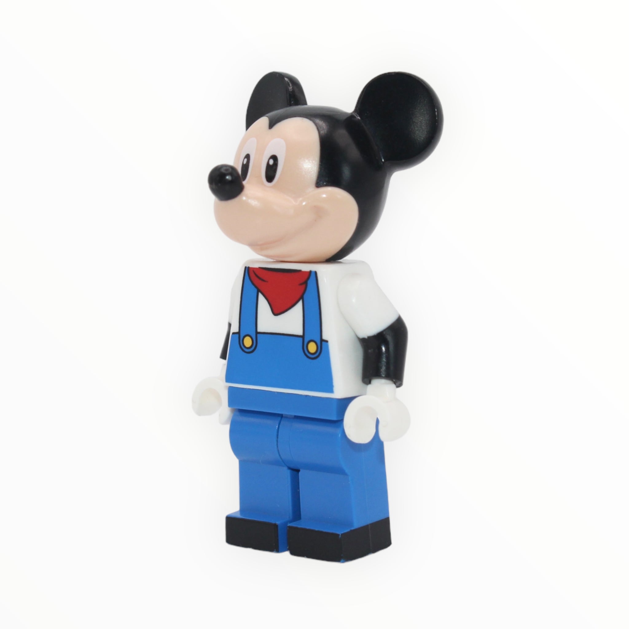Mickey Mouse (blue overalls, red scarf)