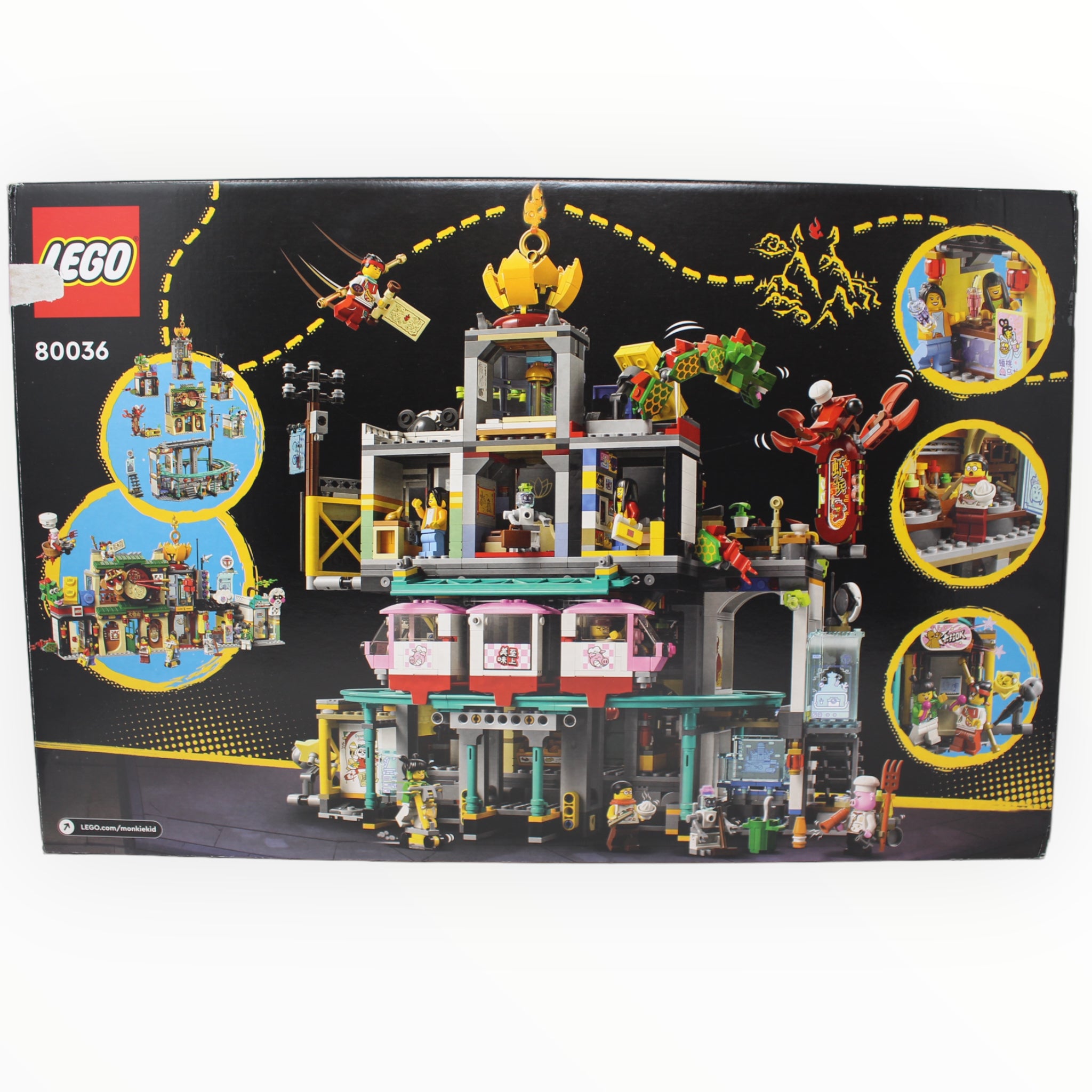 Certified Used Set 80036 Monkie Kid The City of Lanterns