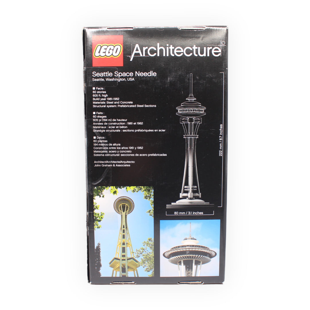 Certified Used Set 21003 Architecture Seattle Space Needle