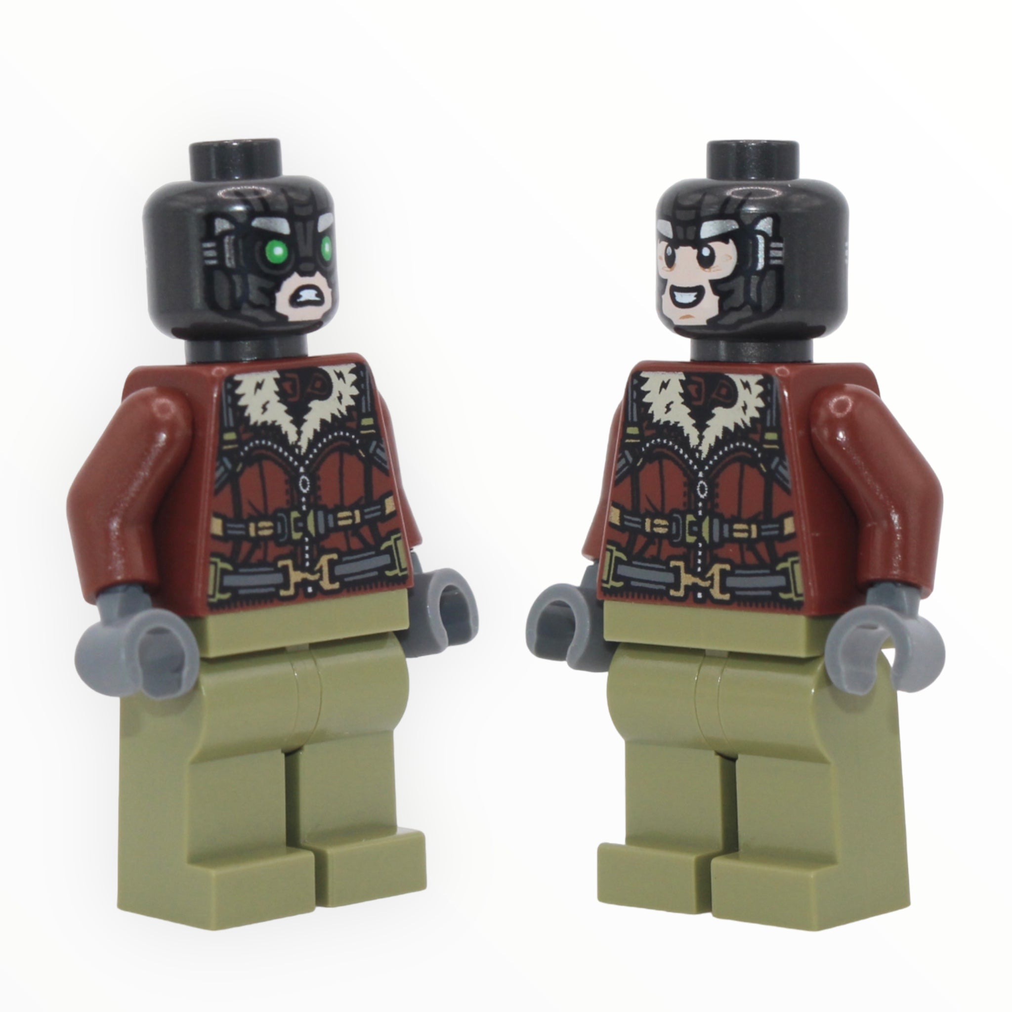 The Vulture (reddish brown bomber jacket, oxygen mask, 2021)