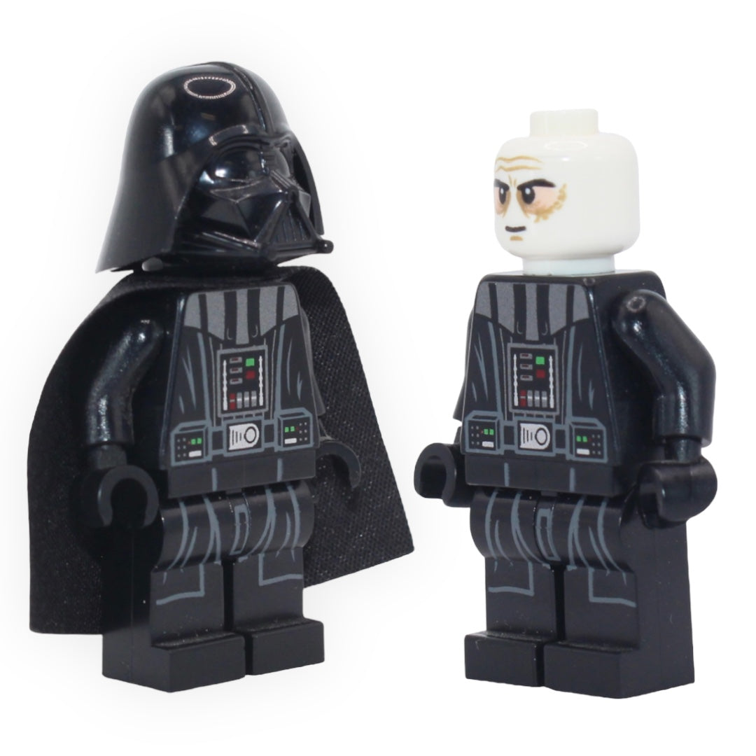Darth Vader (type 2 helmet, white head, stiff cape, no back printing, 2015)