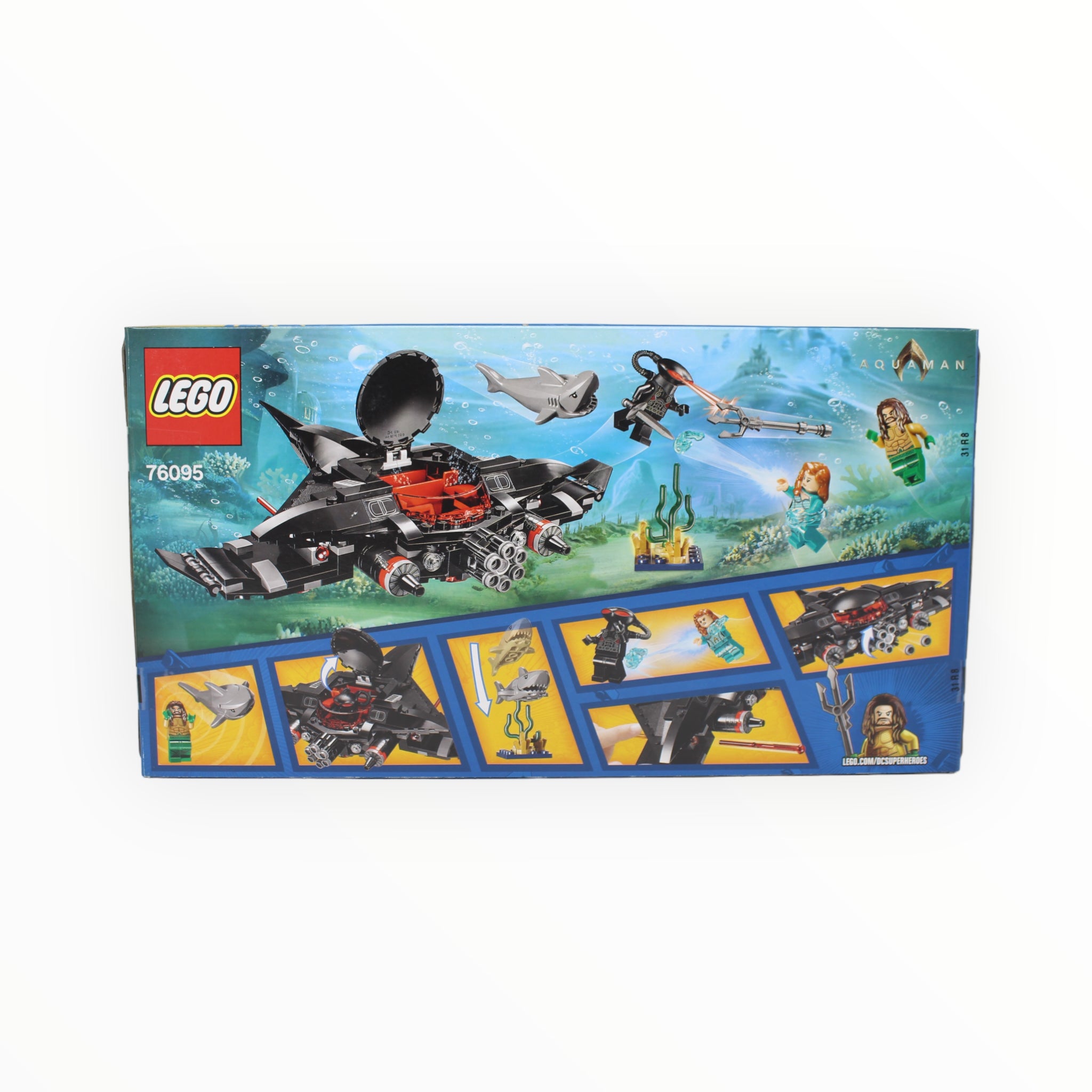 Retired Set 76095 DC Super Heroes Aquaman: Black Manta Strike