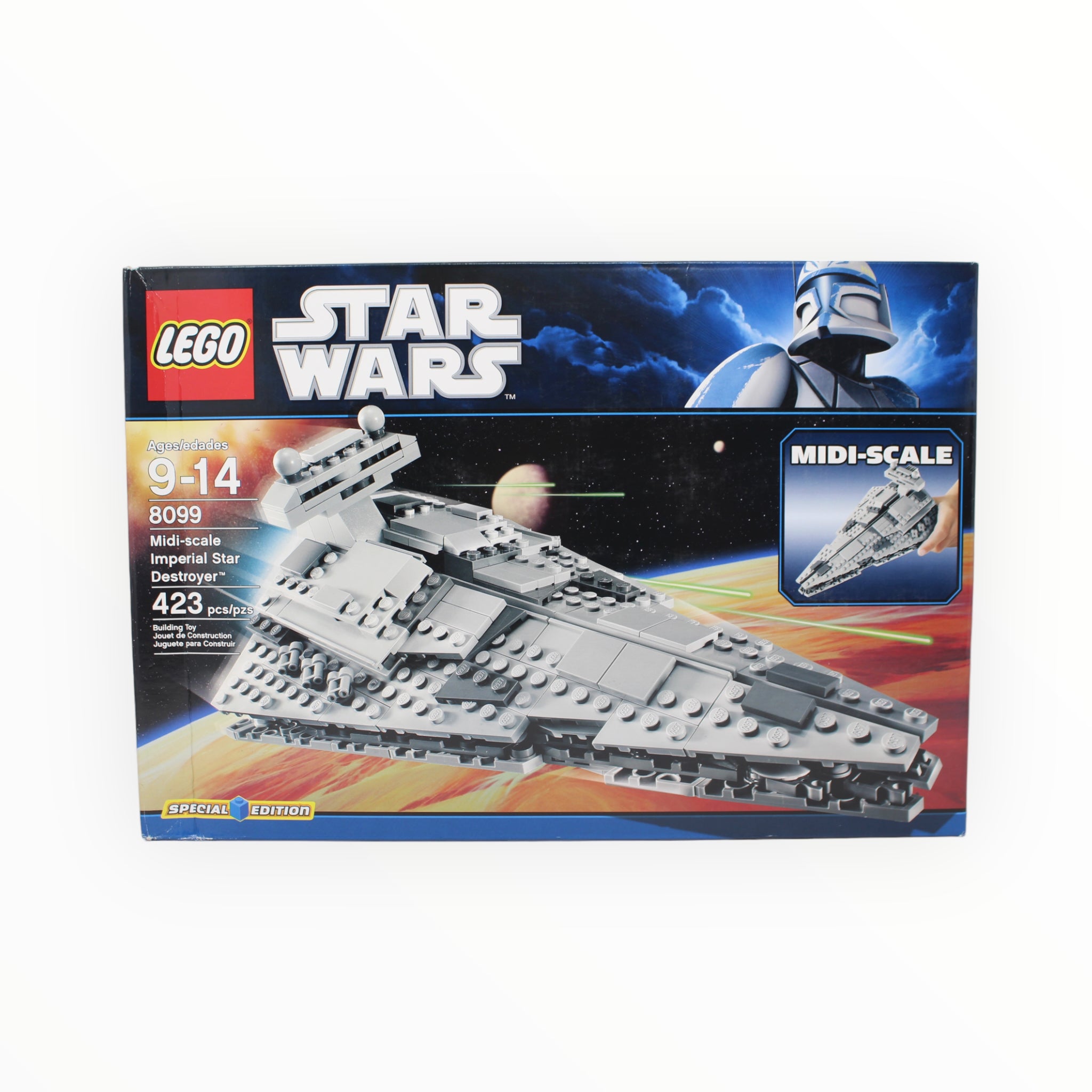 Retired Set 8099 Star Wars Midi-scale Imperial Star Destroyer
