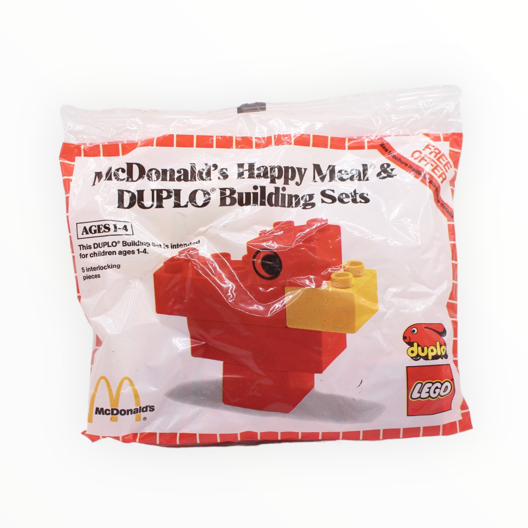 Polybag 1918 LEGO McDonald's Happy Meal DUPLO Building Sets