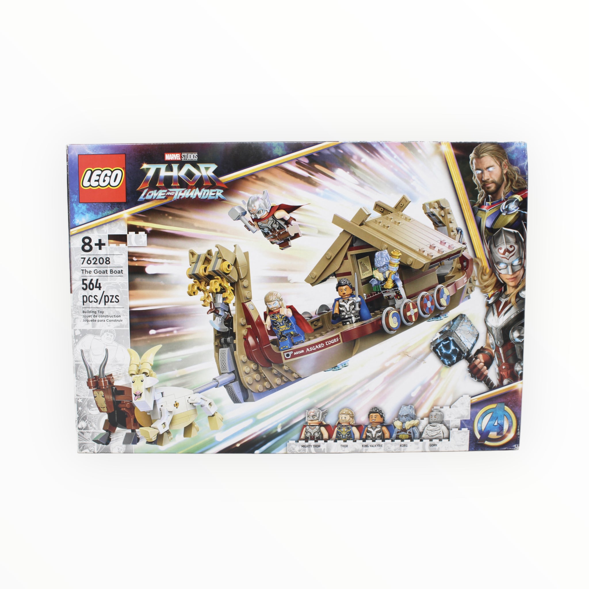 Certified Used Set 76208 Thor: Love and Thunder The Goat Boat
