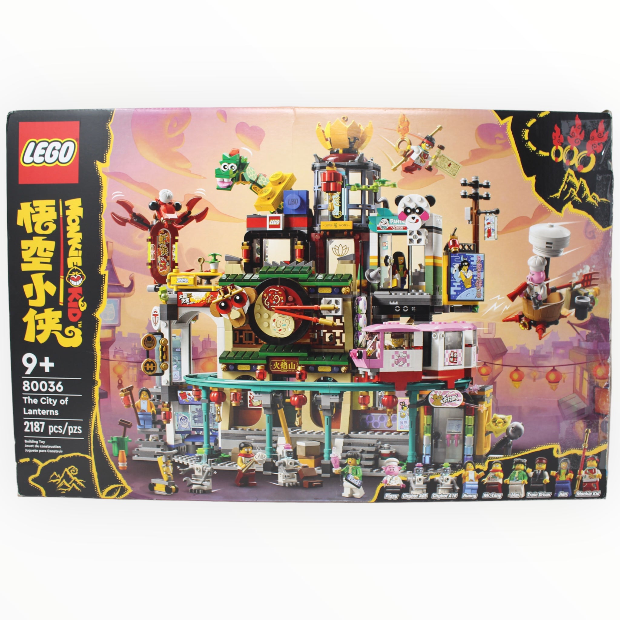 Certified Used Set 80036 Monkie Kid The City of Lanterns