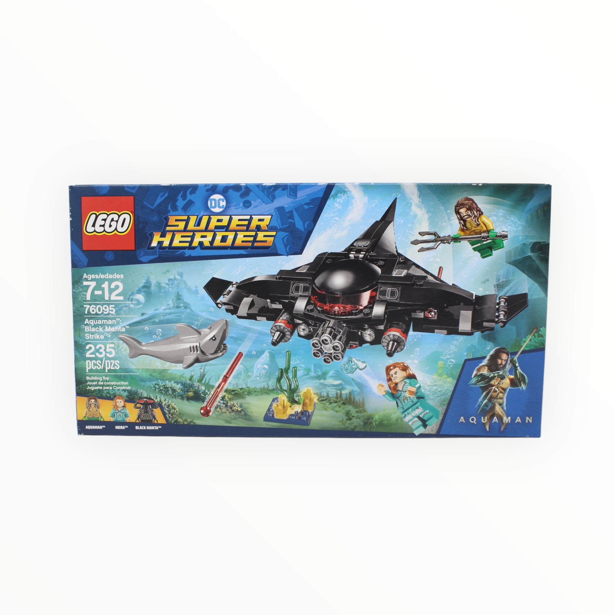 Retired Set 76095 DC Super Heroes Aquaman: Black Manta Strike