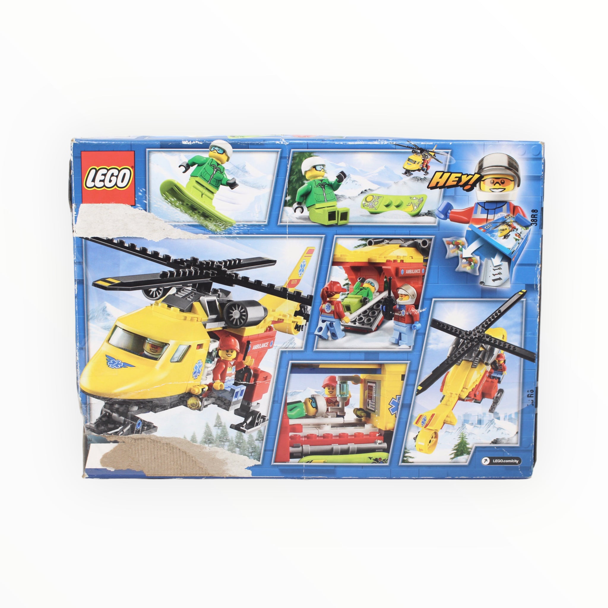 Certified Used Set 60179 City Ambulance Helicopter