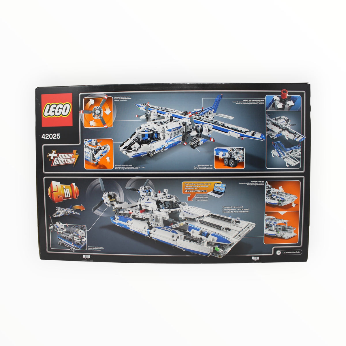 Retired Set 42025 Technic Cargo Plane (slight box damage)