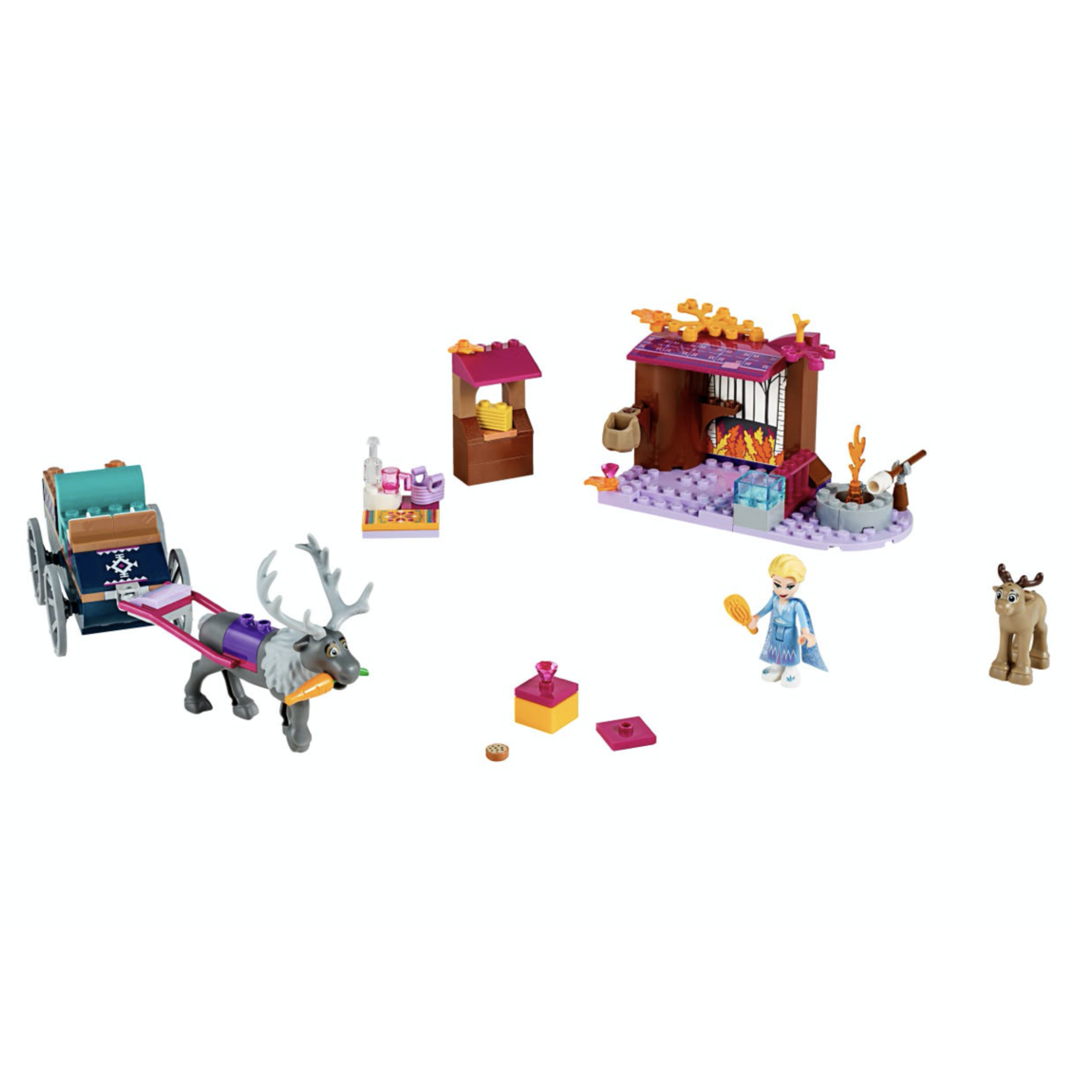 Retired Set 41166 Frozen II Elsa's Wagon Adventure