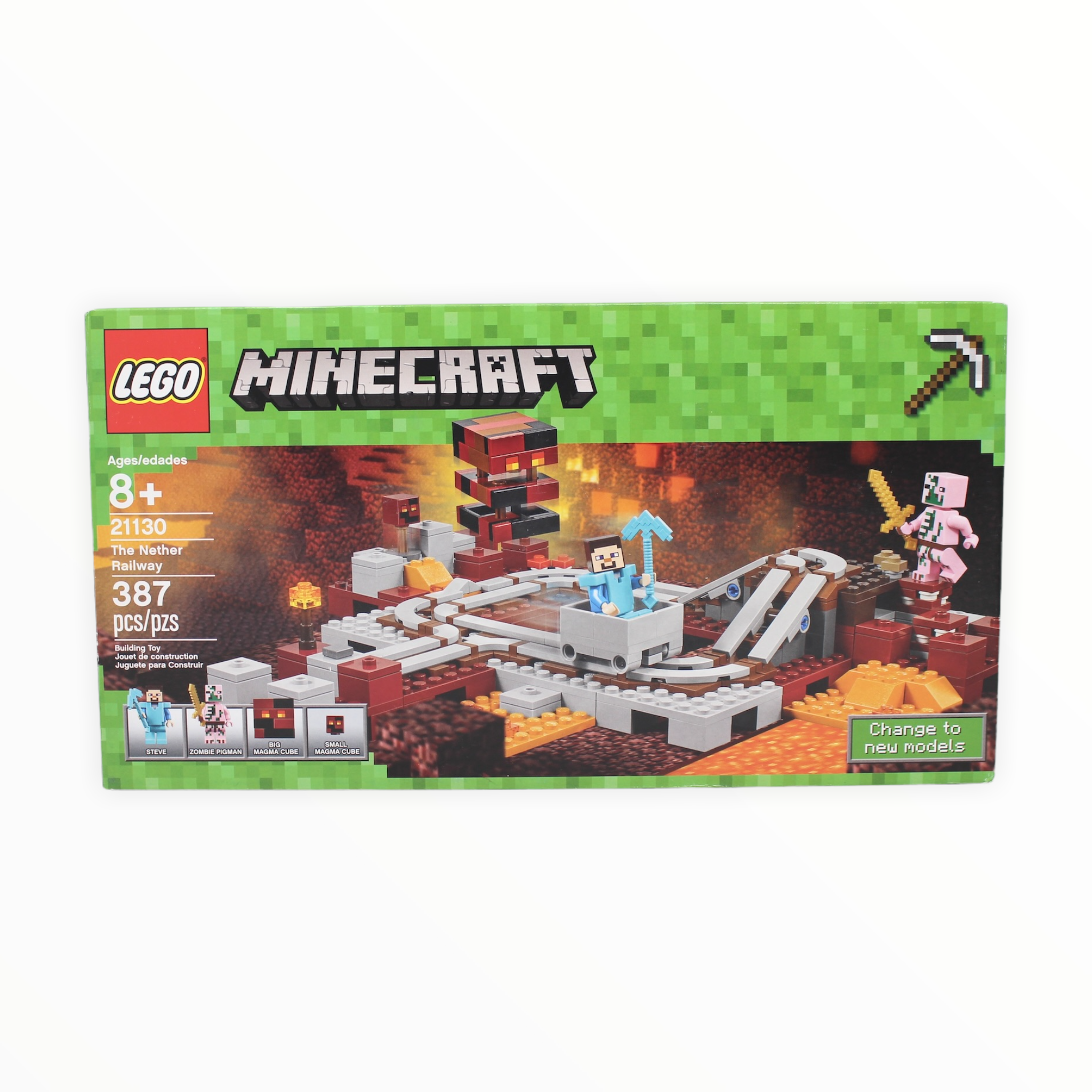 Certified Used Set 21130 Minecraft The Nether Railway