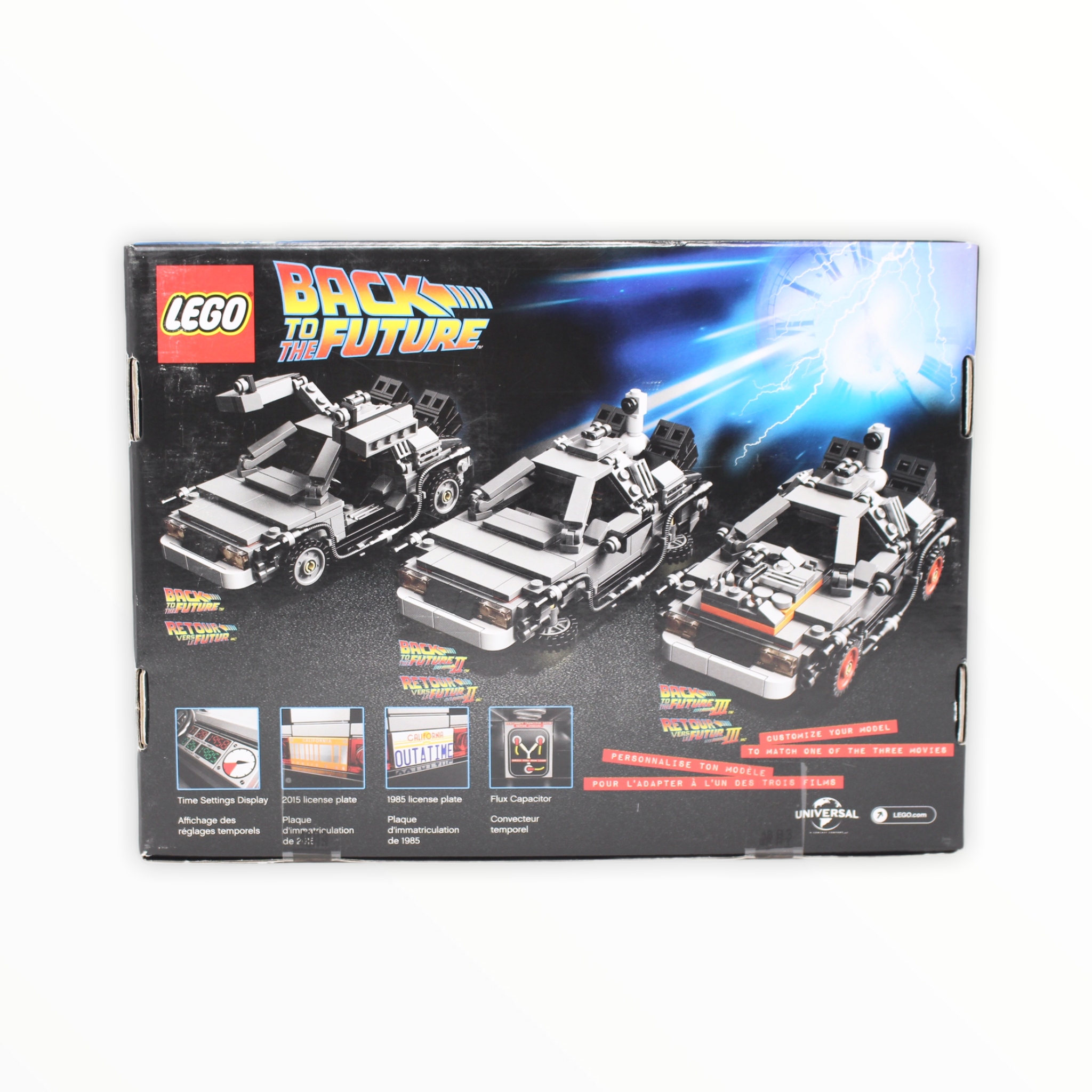 Retired Set 21103 CUUSOO Back to the Future Time Machine