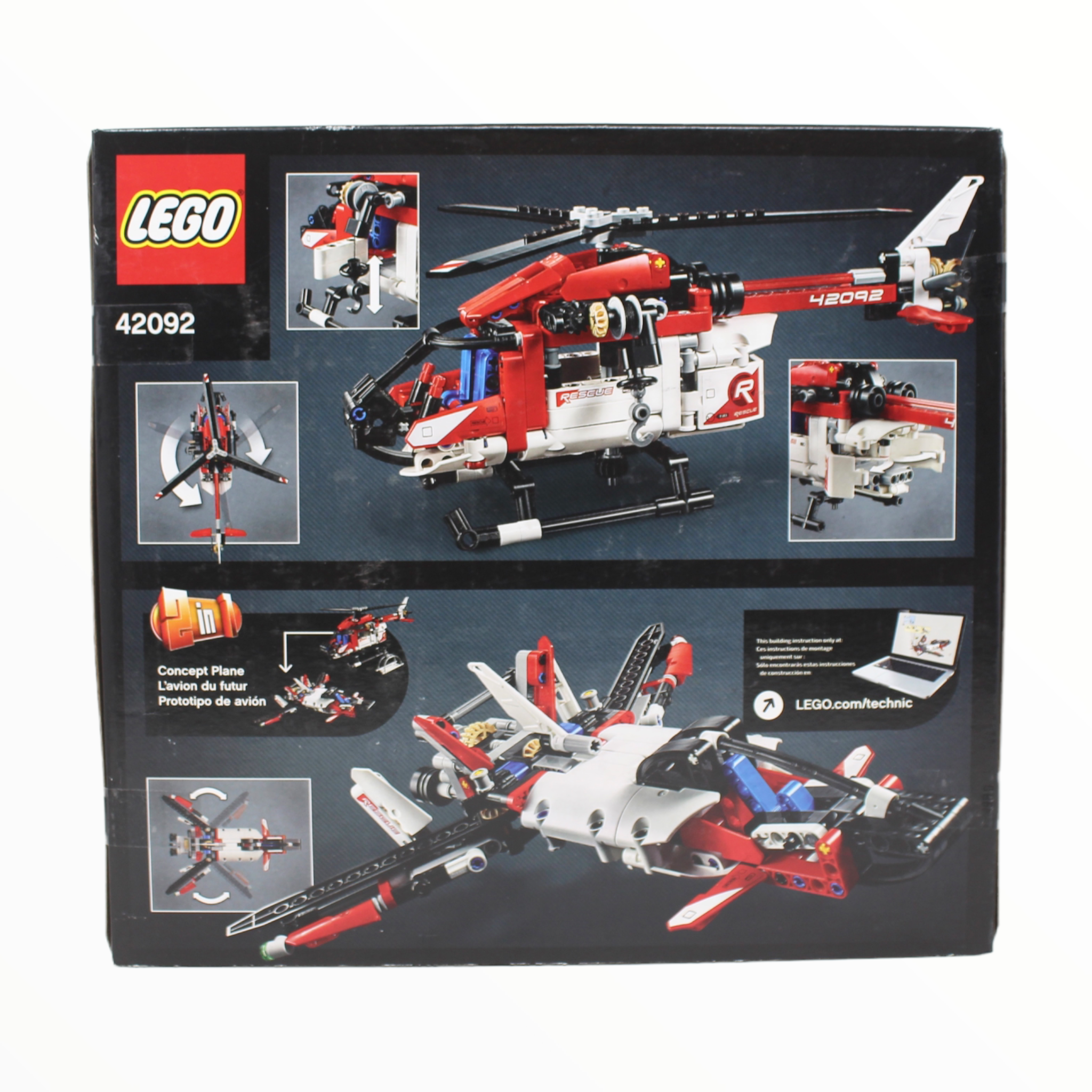 Retired Set 42092 Technic Rescue Helicopter