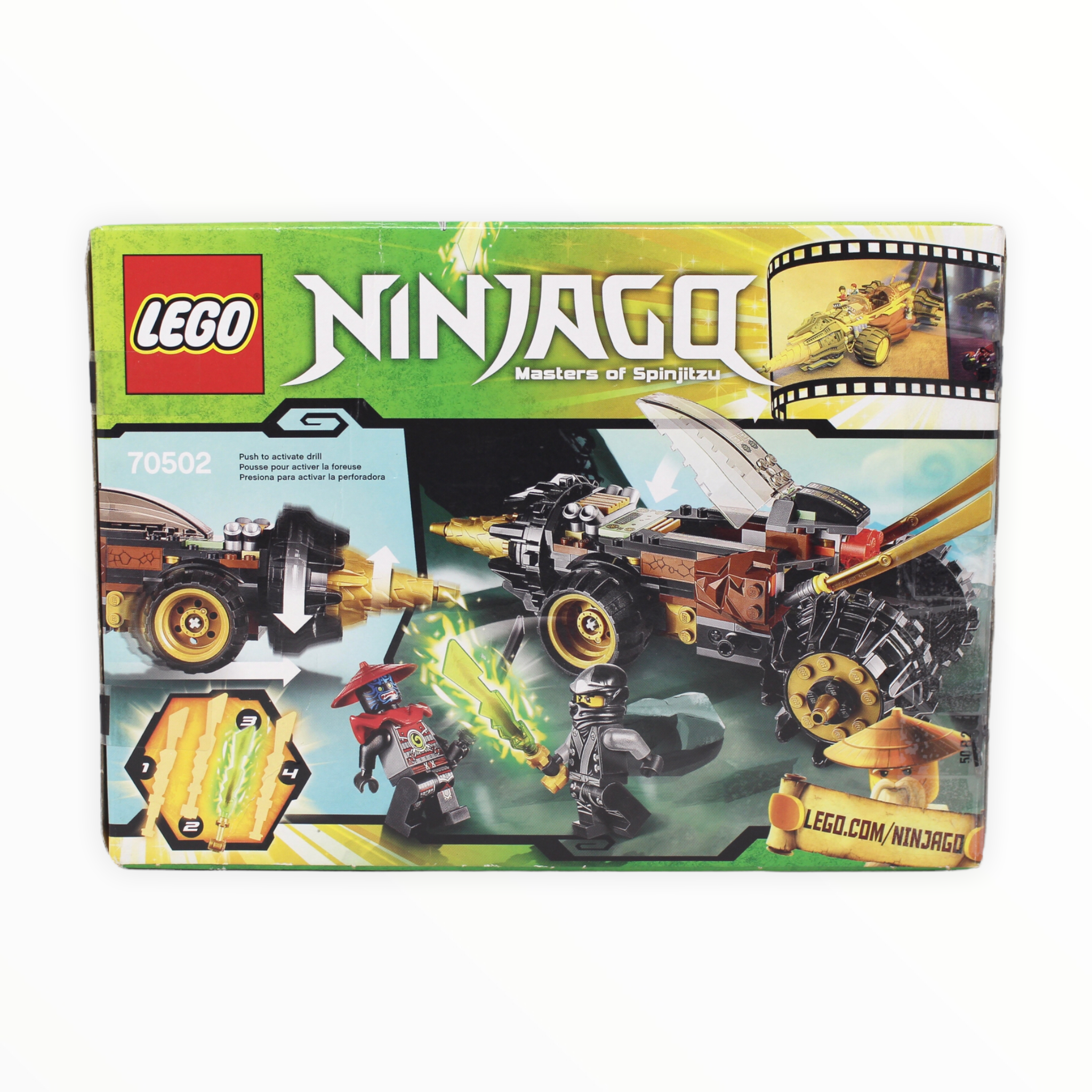 Certified Used Set 70502 Ninjago Cole’s Earth Driller