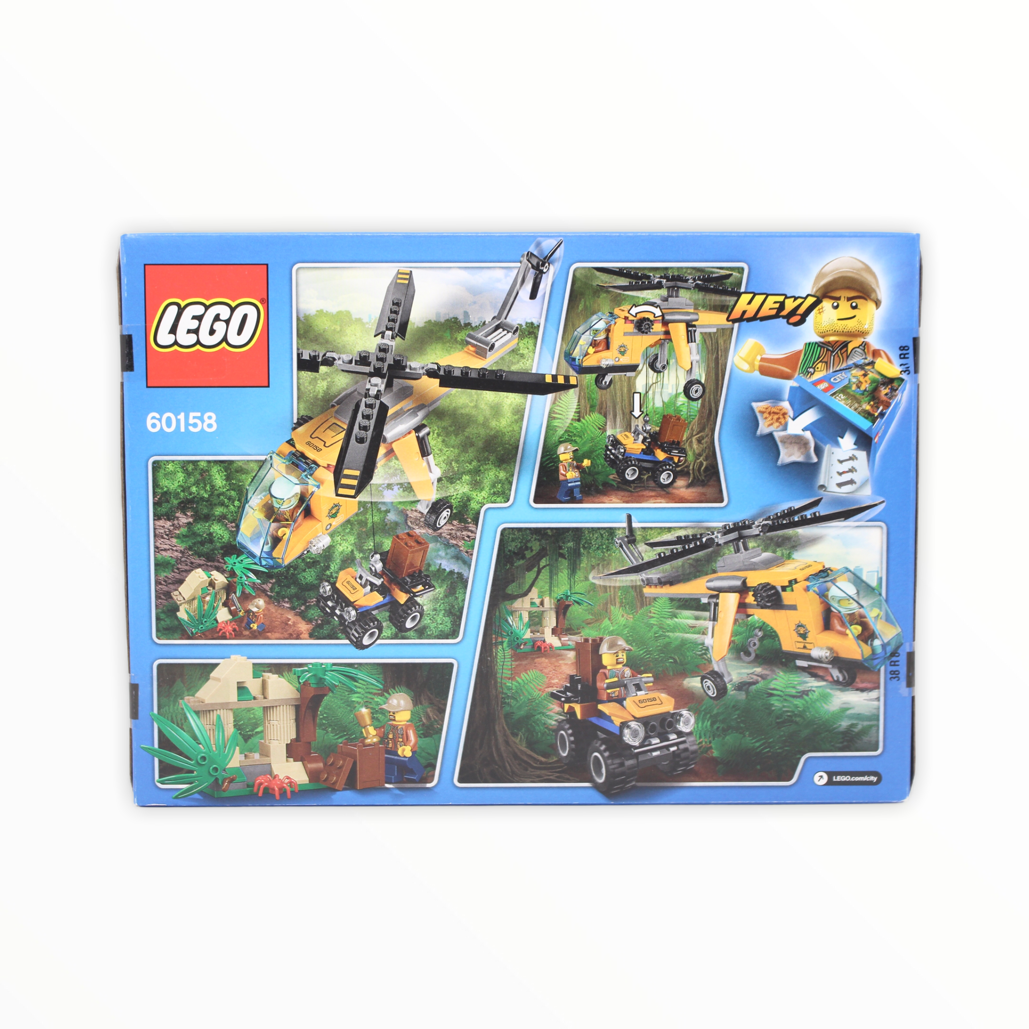 Retired Set 60158 City Jungle Cargo Helicopter