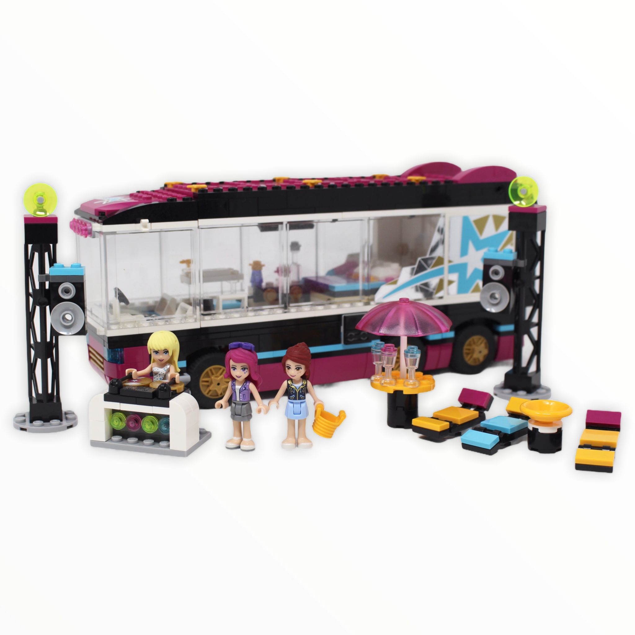 Used Set 41106 Friends Pop Star Tour Bus