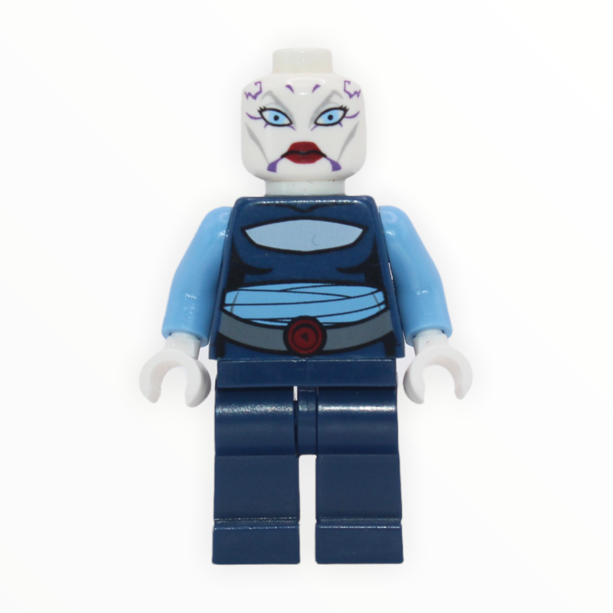 Asajj Ventress (Clone Wars, dark blue torso, no skirt)