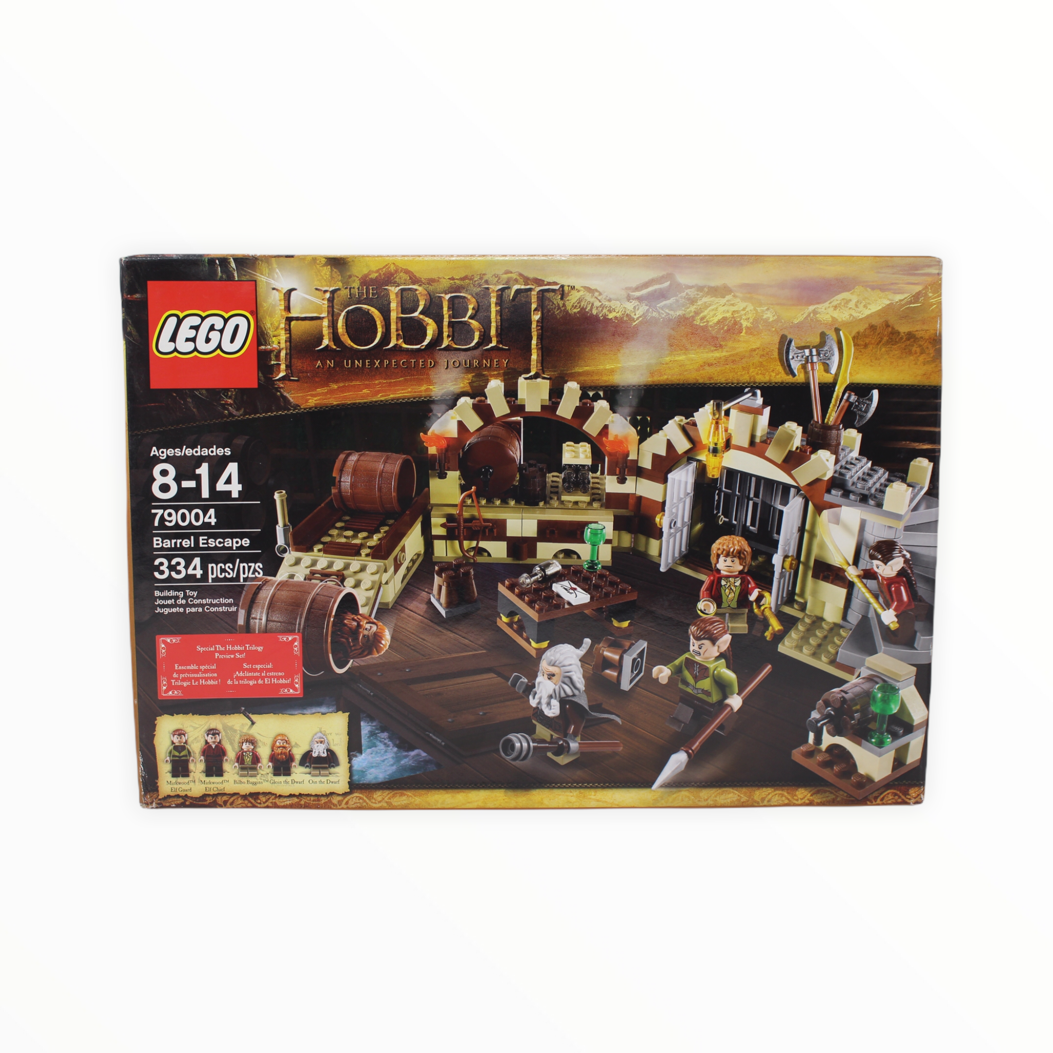 Retired Set 79004 The Hobbit Barrel Escape