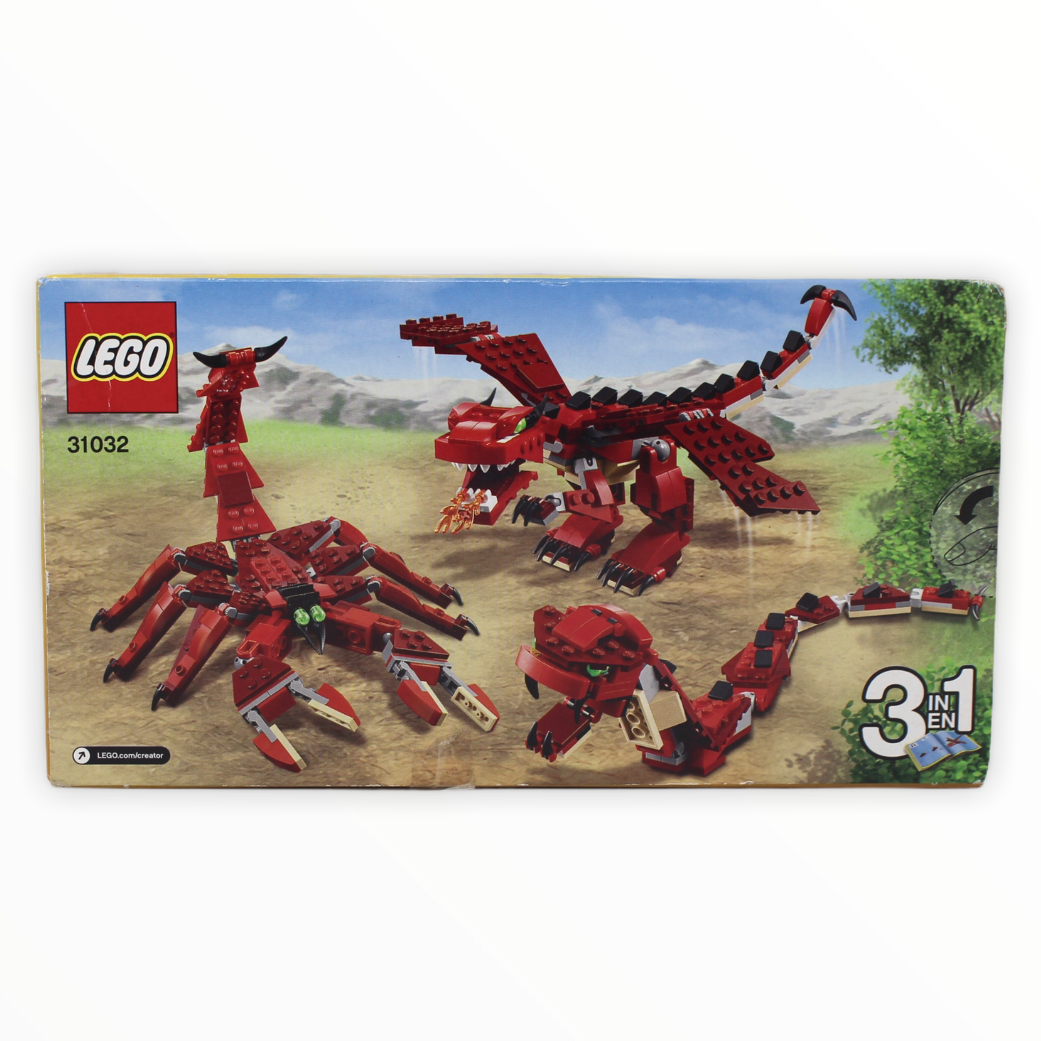 Retired Set 31032 Creator Red Creatures