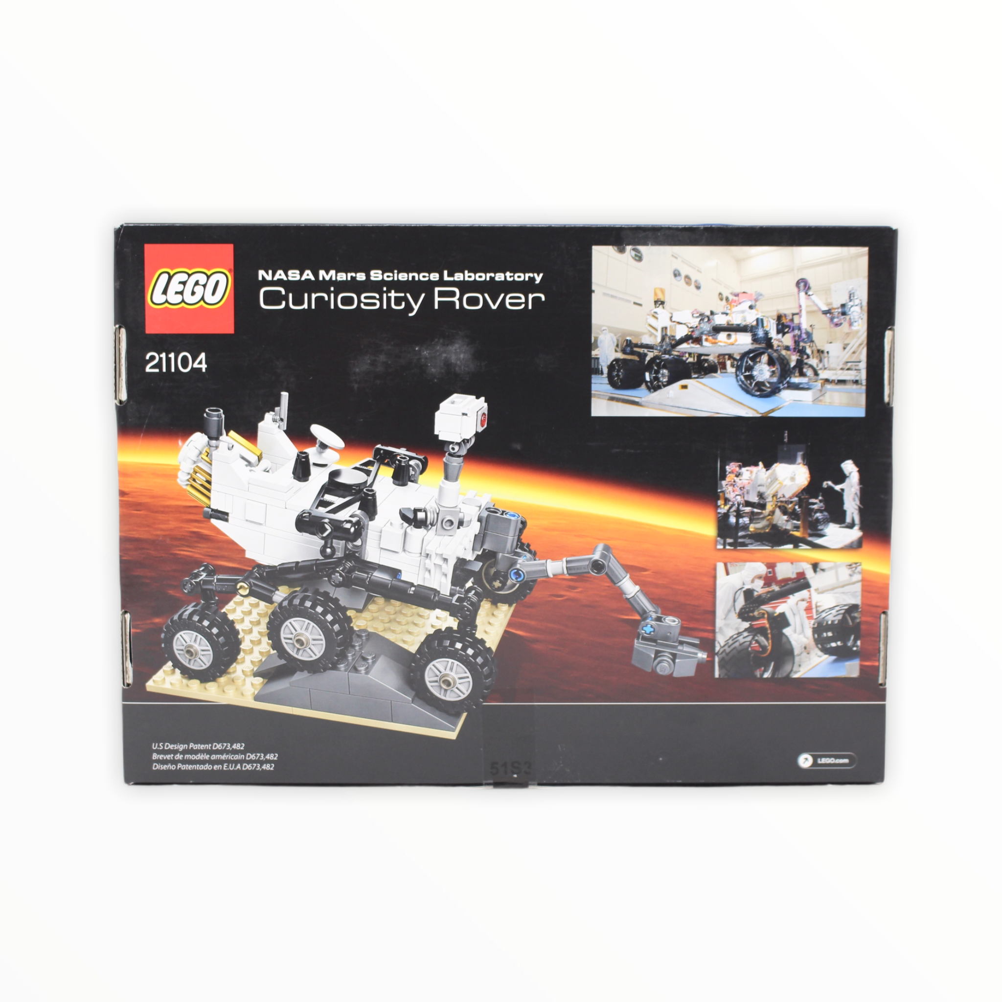 Retired Set 21104 CUUSOO NASA Mars Science Laboratory Curiosity Rover