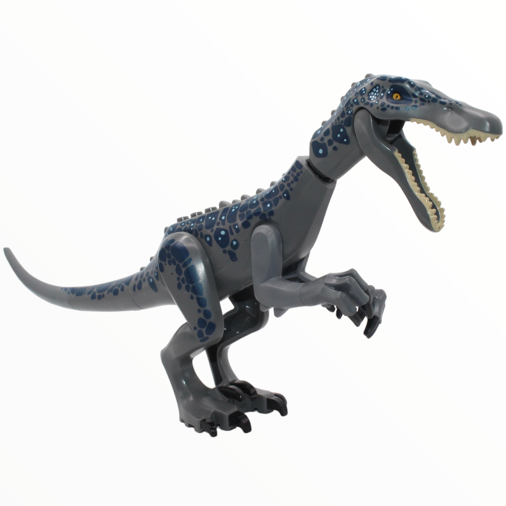 Baryonyx (dark bluish gray with dark blue spots, 2019)