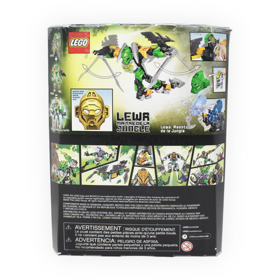 Certified Used Set 70784 Bionicle Lewa Master of Jungle
