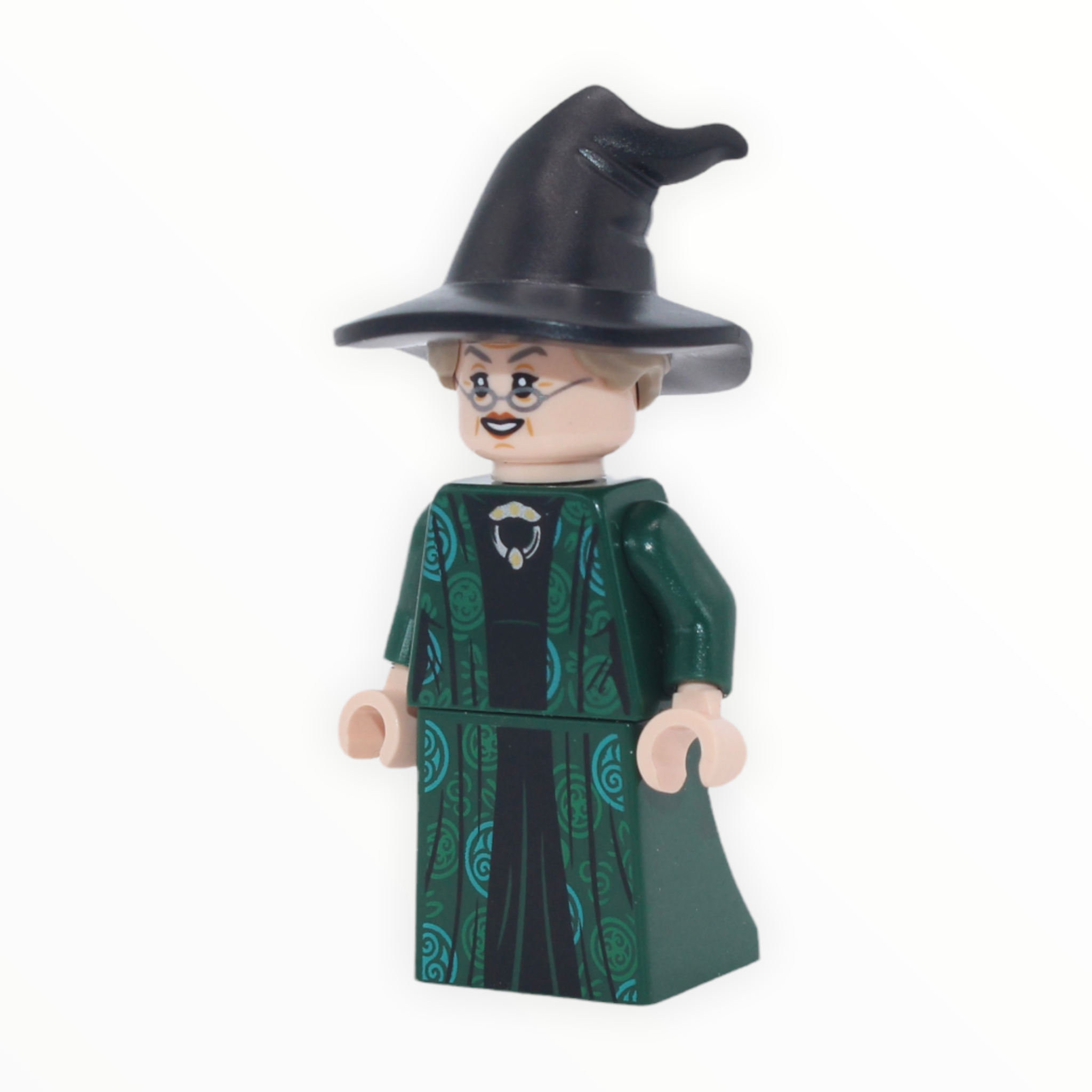 Professor Minerva McGonagall (hat with hair, dark green robe, 2021)