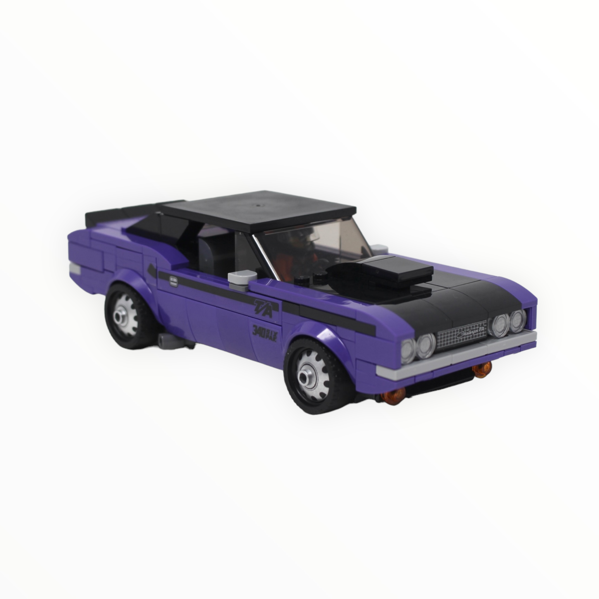 Used Set 76904 Speed Champions Mopar Dodge//SRT Top Fuel Dragster and 1970 Dodge Challenger T/A