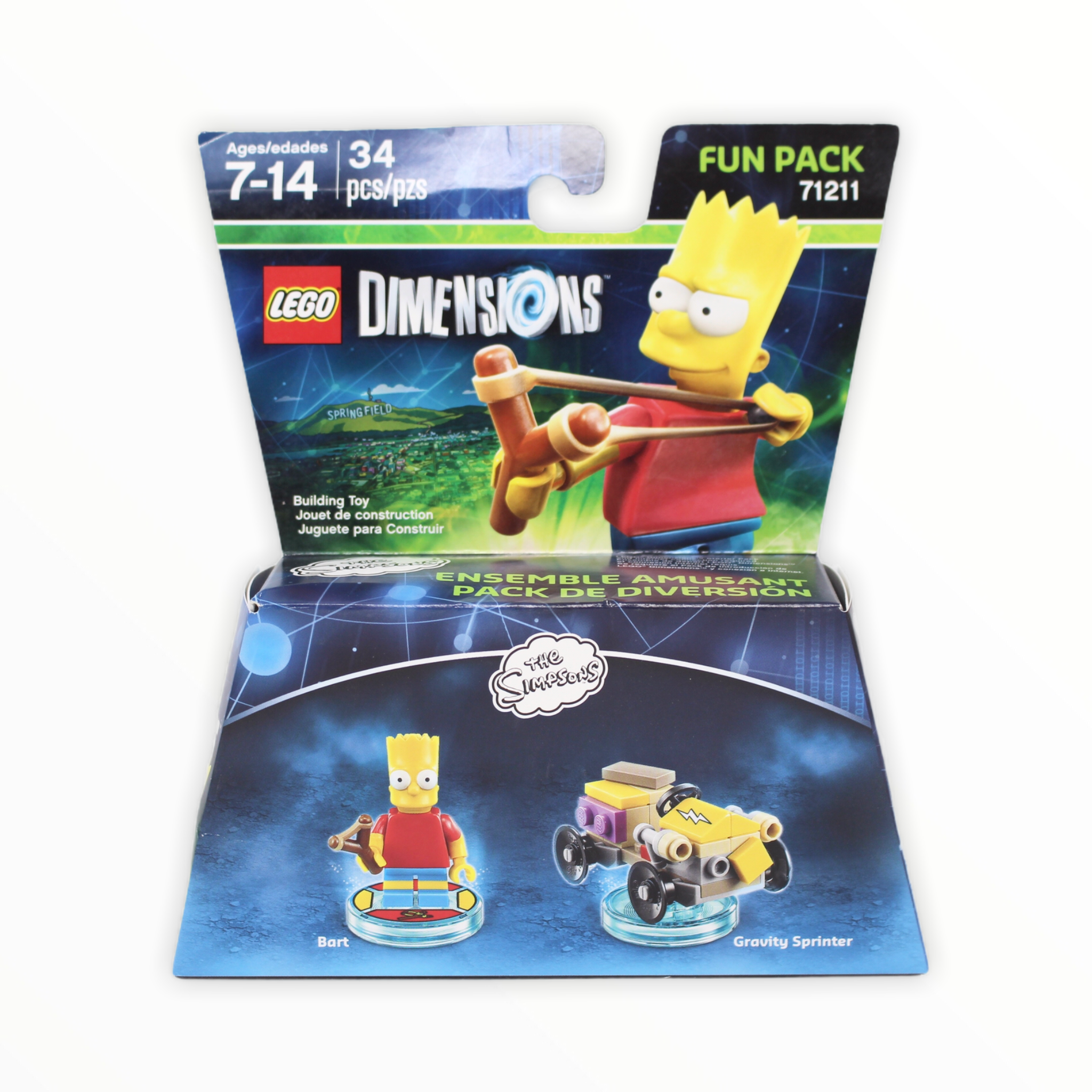 Retired Set 71211 Dimensions The Simpsons Bart and Gravity Sprinter