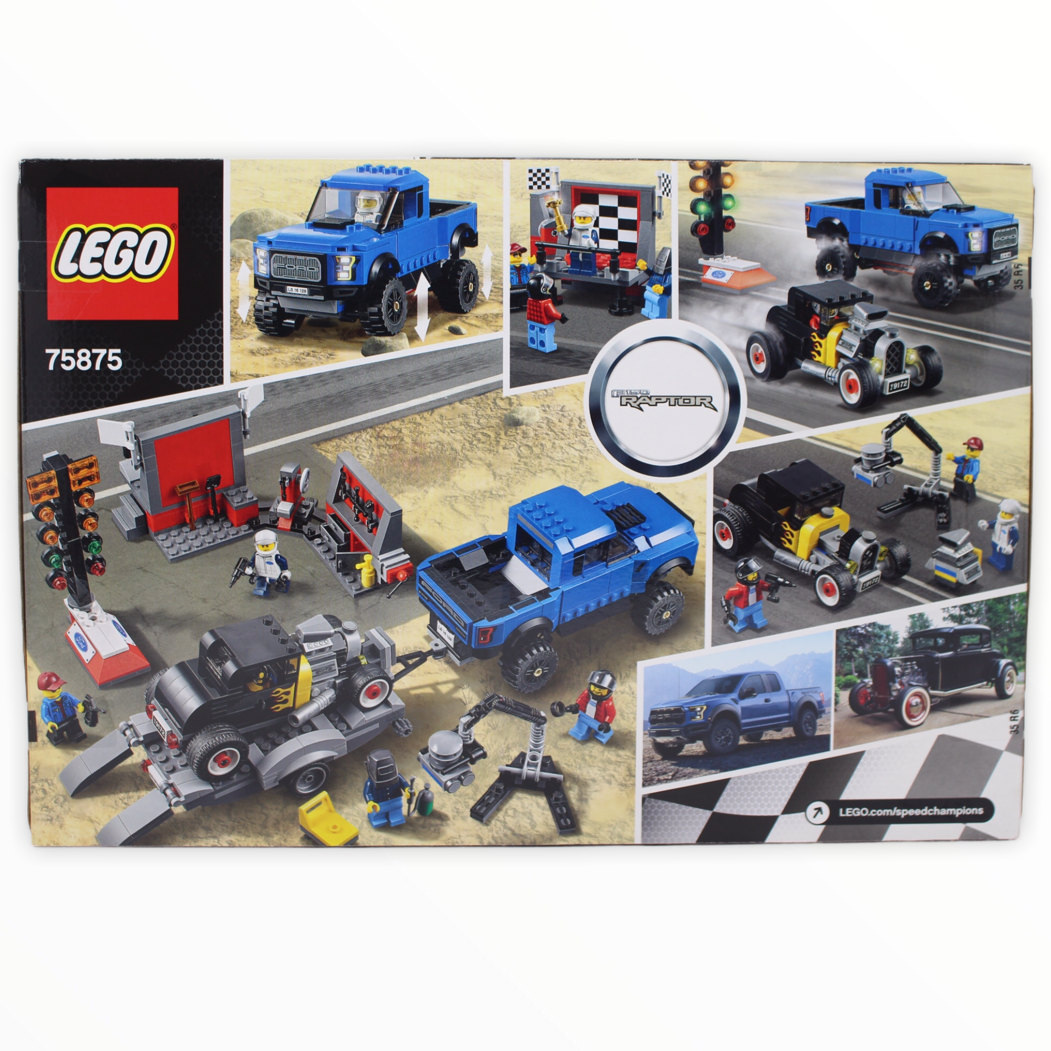 Retired Set 75875 Speed Champions Ford F-150 Raptor & Ford Model A Hot Rod