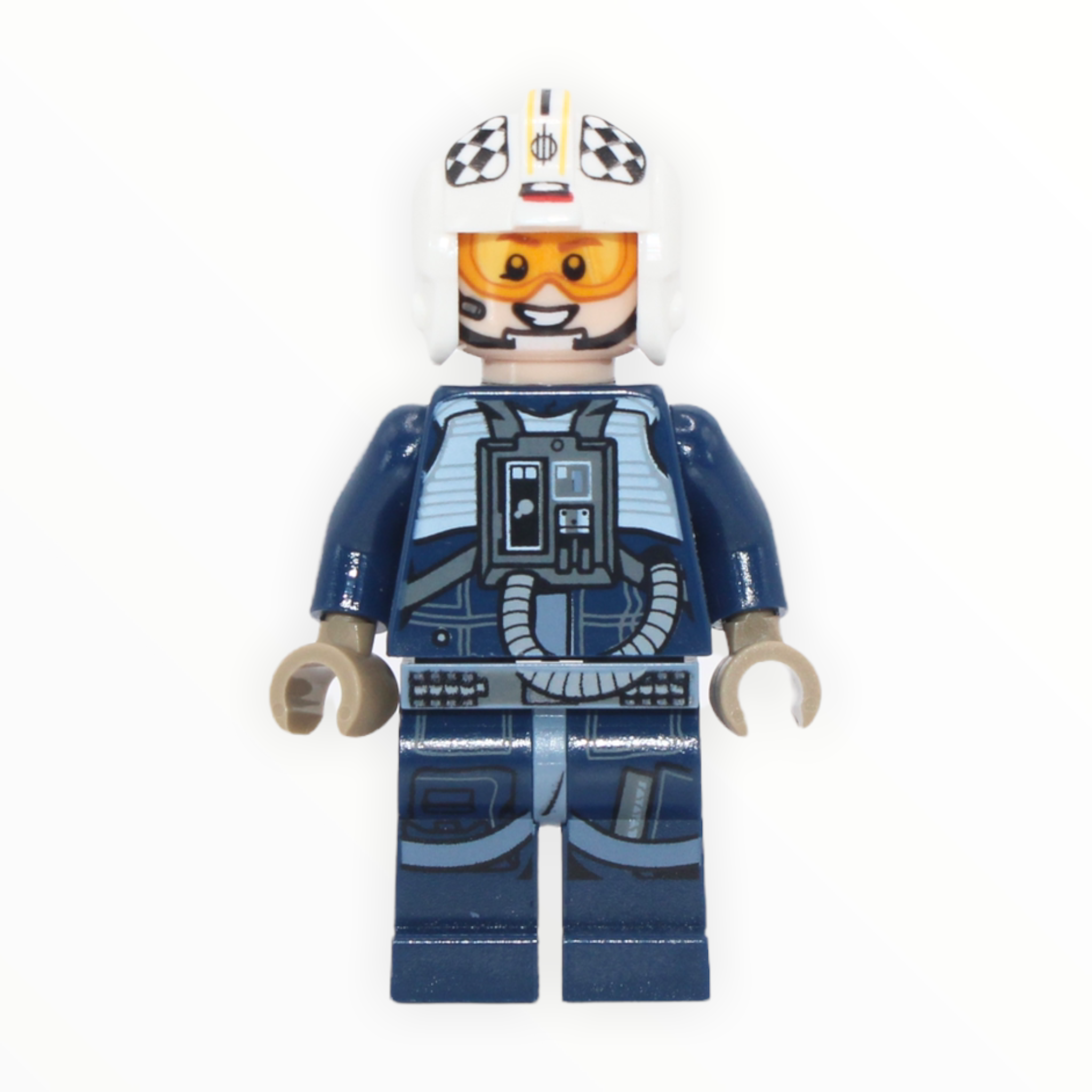 Rebel U-Wing/Y-Wing Pilot (dark blue jumpsuit, dark tan hands, 2016)