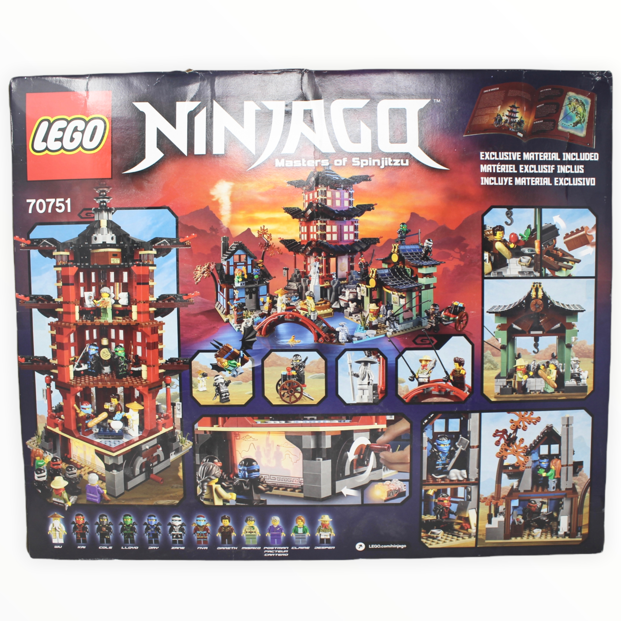 Retired Set 70751 Ninjago Temple of Airjitzu