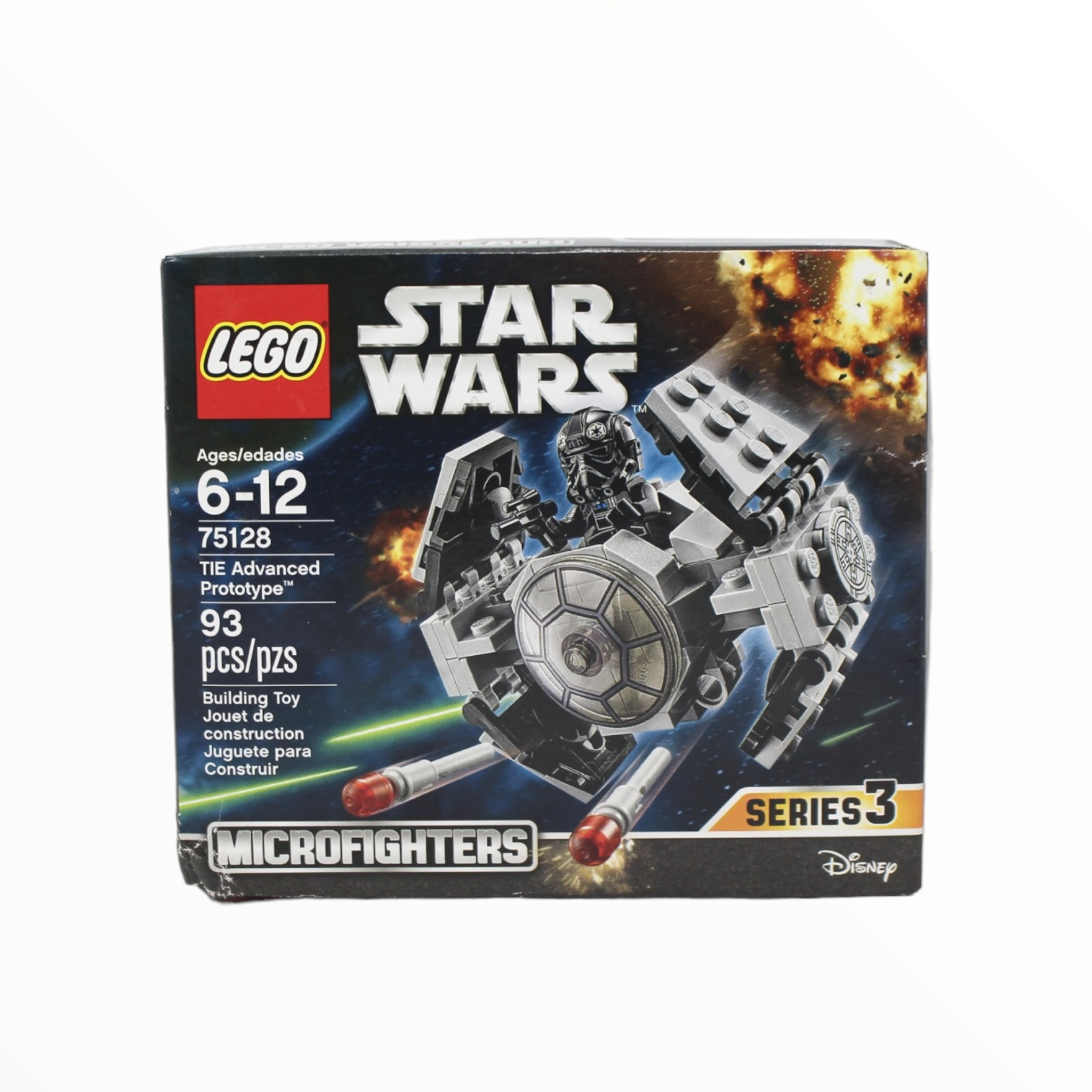Retired Set 75128 Star Wars TIE Advanced Prototype Microfighter