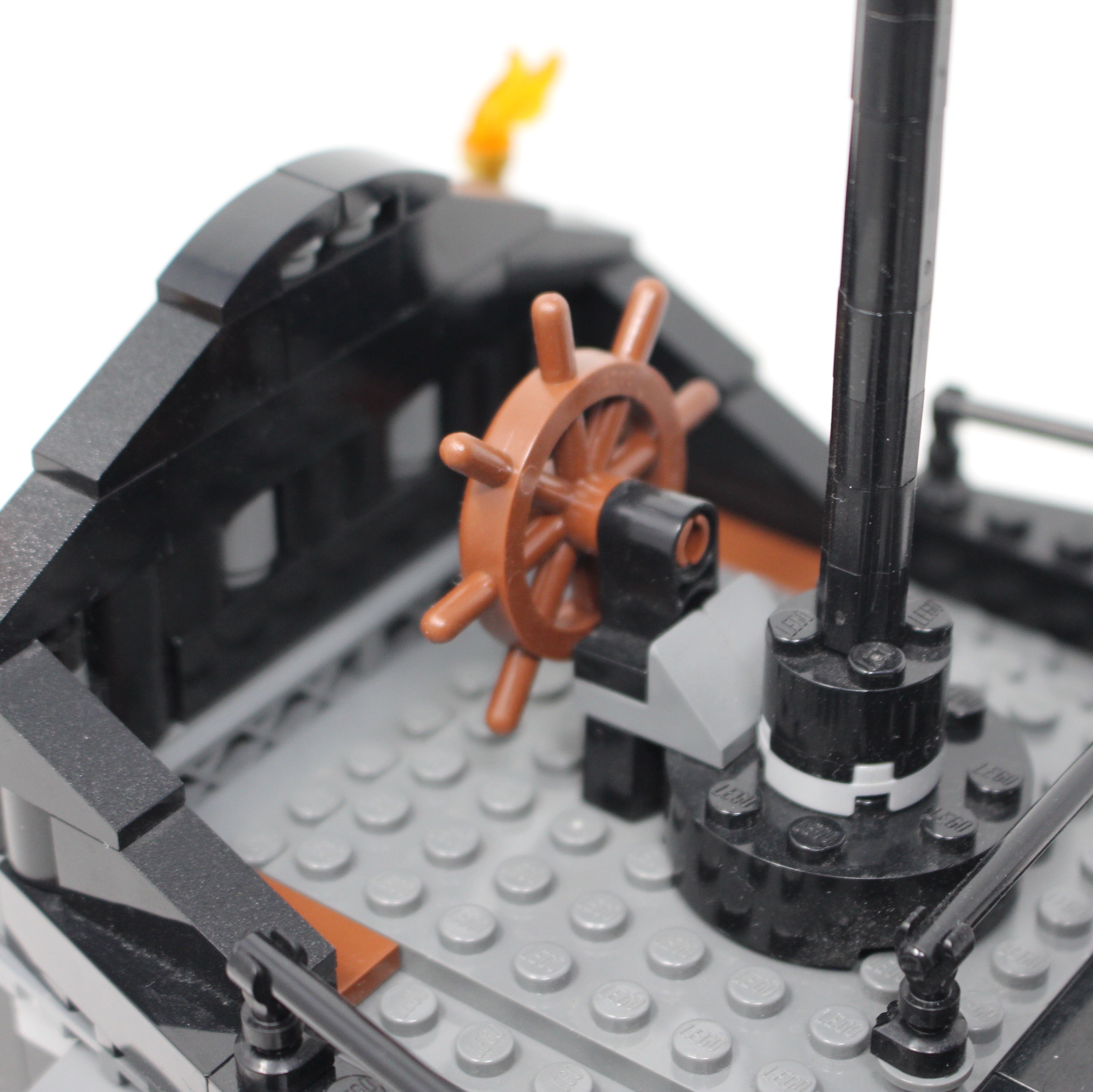 a man is working on a machine on a train