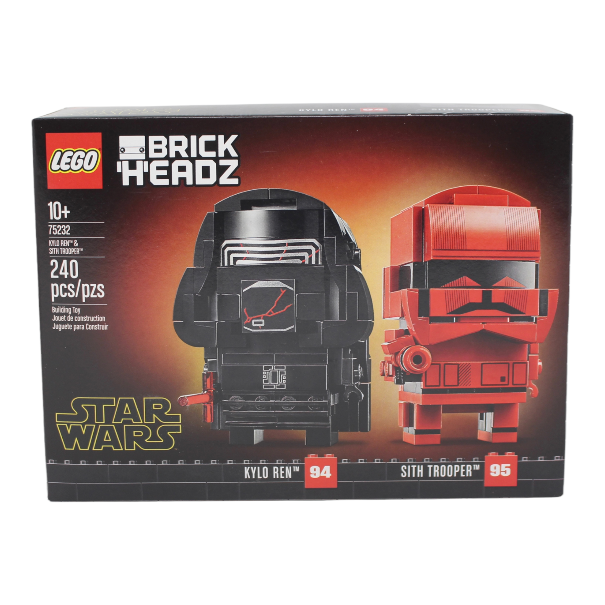 Retired Set 75232 Star Wars BrickHeadz Kylo Ren & Sith Trooper