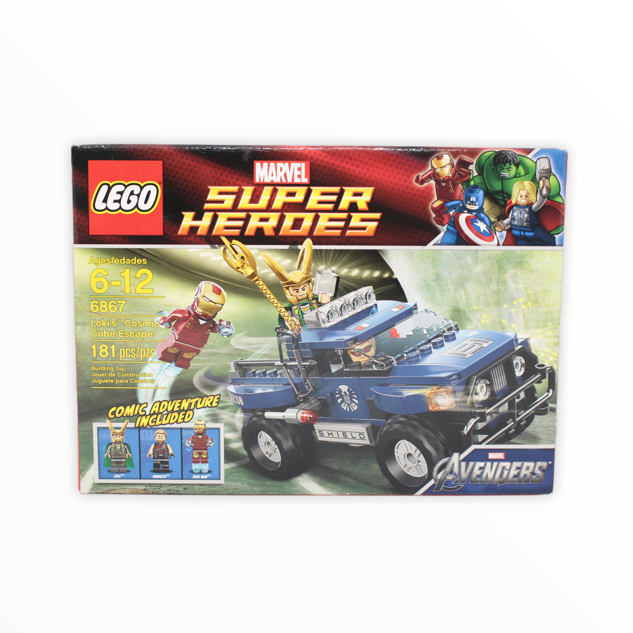 Retired Set 6867 Marvel Super Heroes Loki’s Cosmic Cube Escape