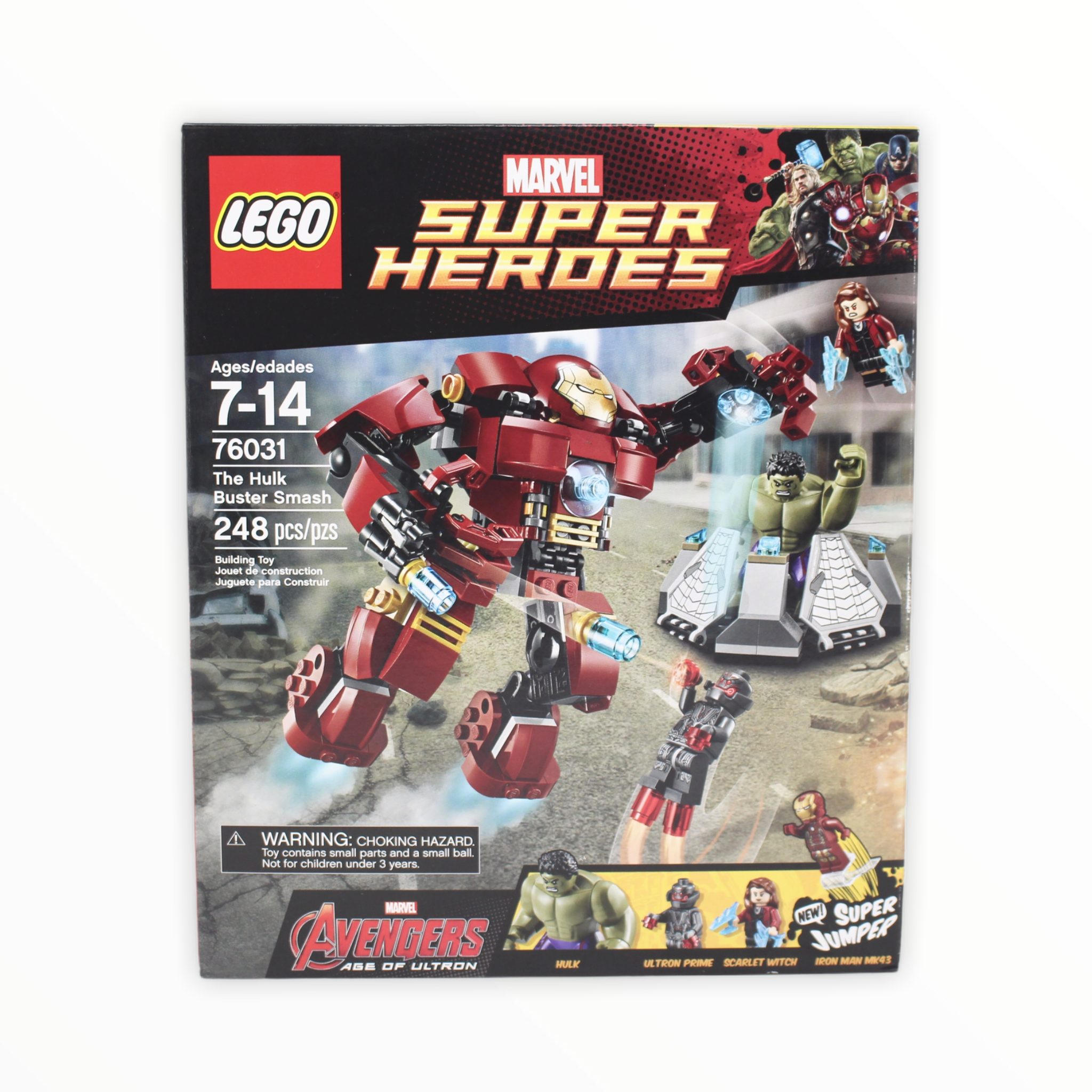 Retired Set 76031 Marvel Super Heroes Hulk Buster Smash