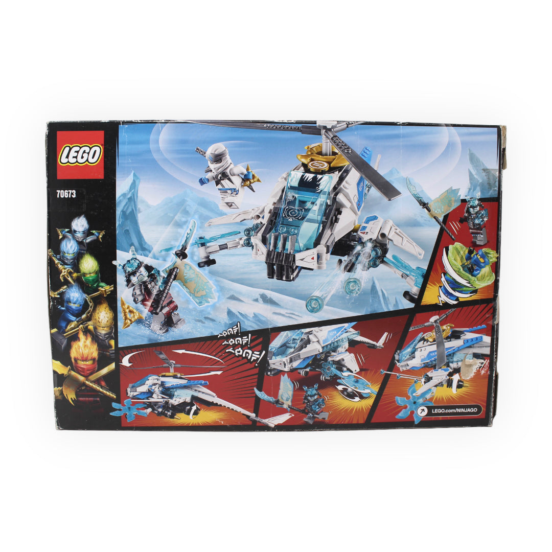 Certified Used Set 70673 Ninjago Shuricopter (one bag opened, other bags sealed)