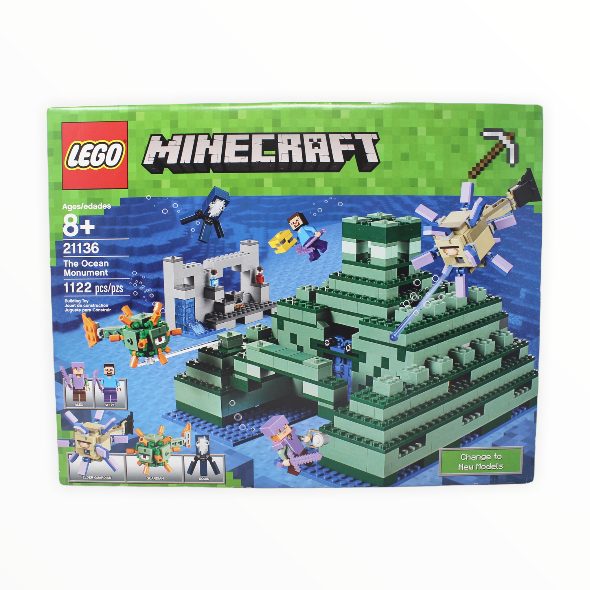 Retired Set 21136 Minecraft The Ocean Monument