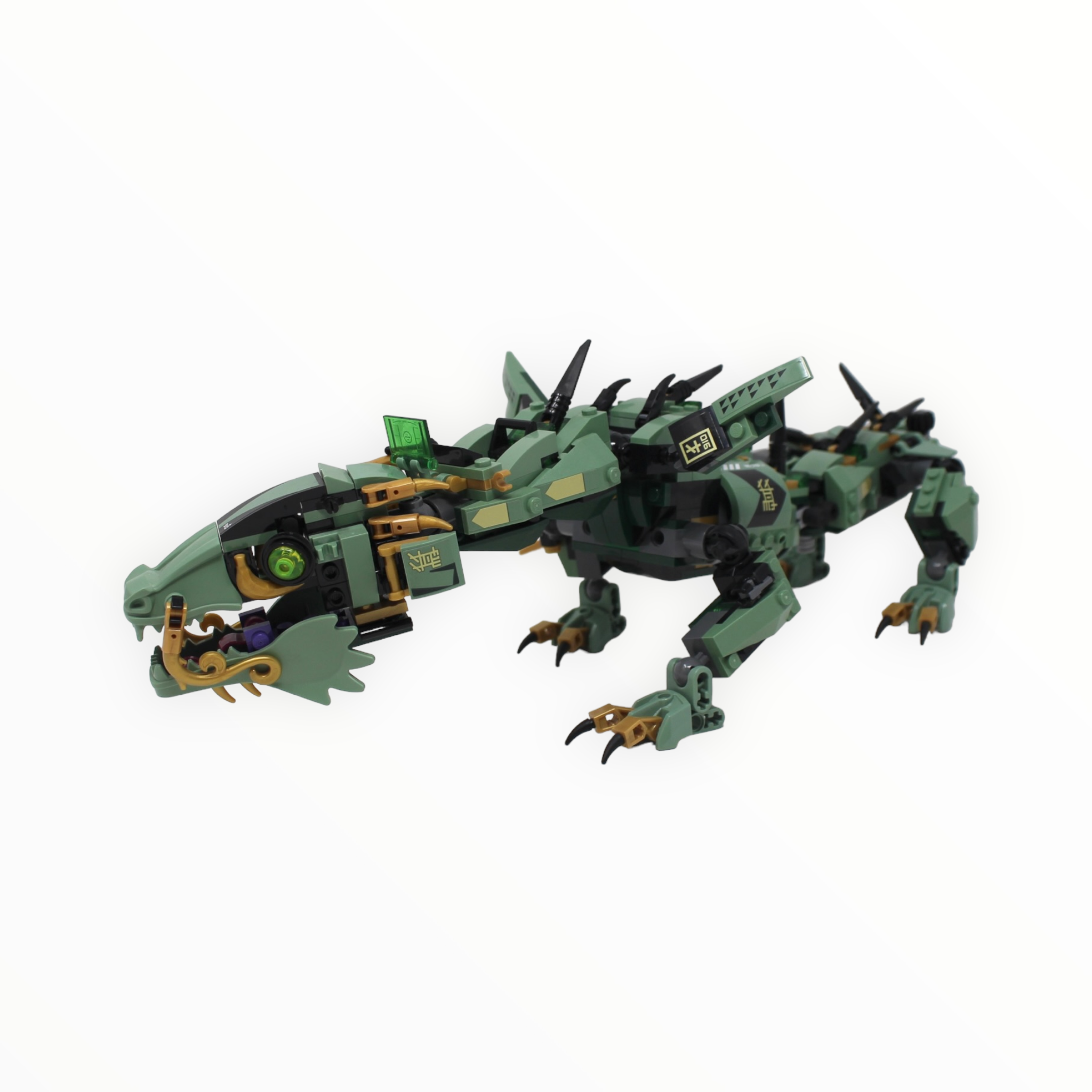 Used Set 70612 The Ninjago Movie Green Ninja Mech Dragon