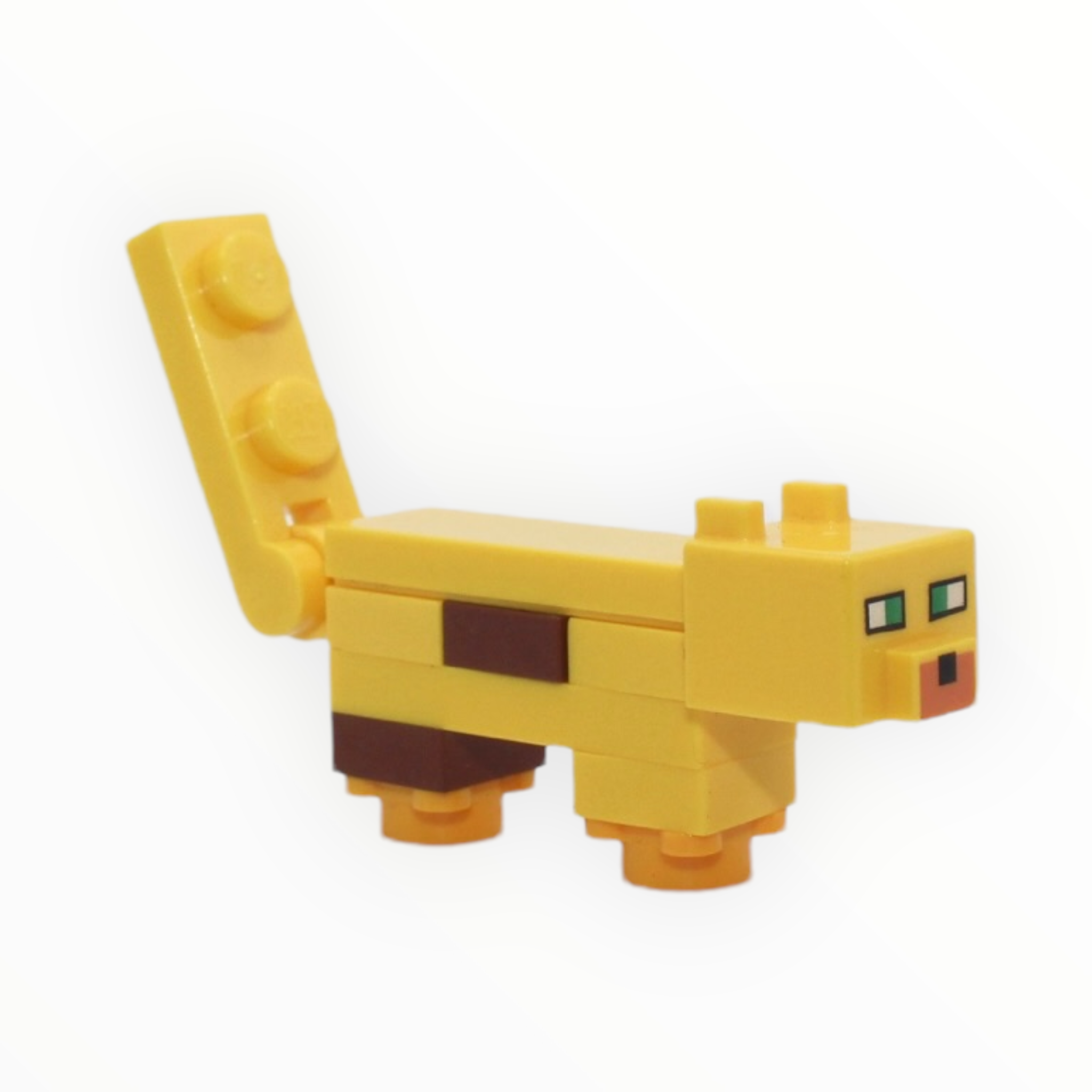 Minecraft Ocelot (round 1x1 flower feet)