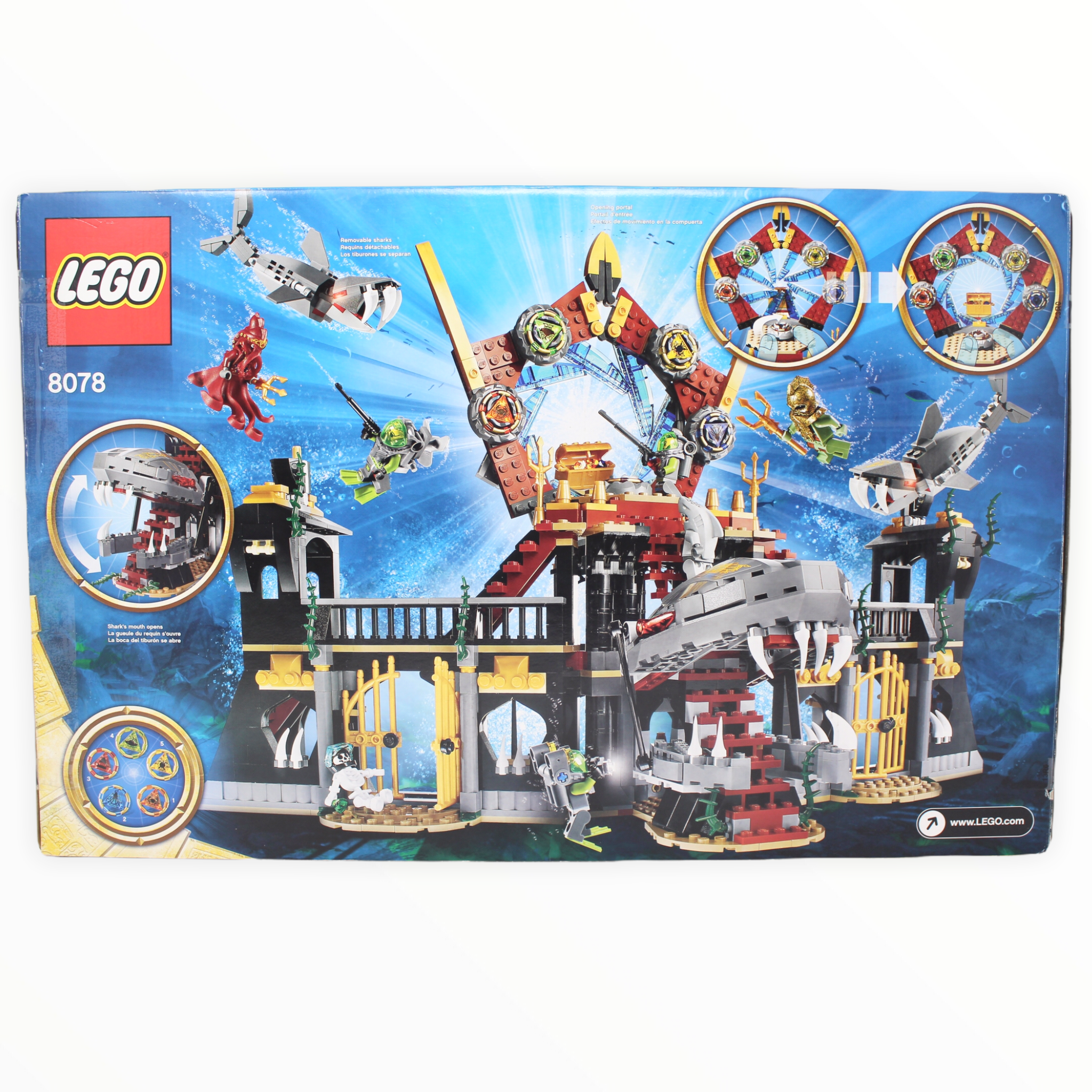 Certified Used Set 8078 Atlantis Portal of Atlantis